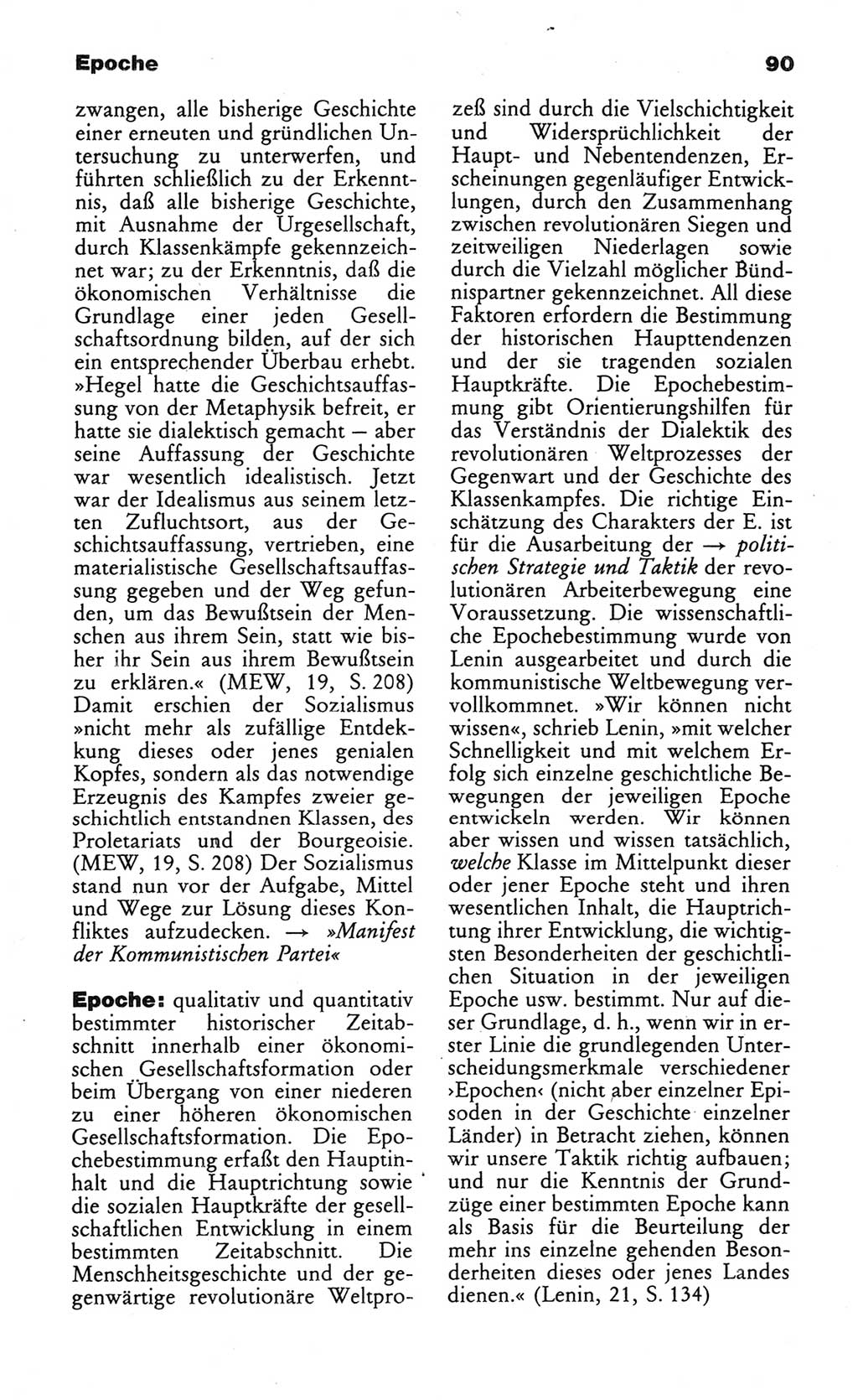 Wörterbuch des wissenschaftlichen Kommunismus [Deutsche Demokratische Republik (DDR)] 1984, Seite 90 (Wb. wiss. Komm. DDR 1984, S. 90)