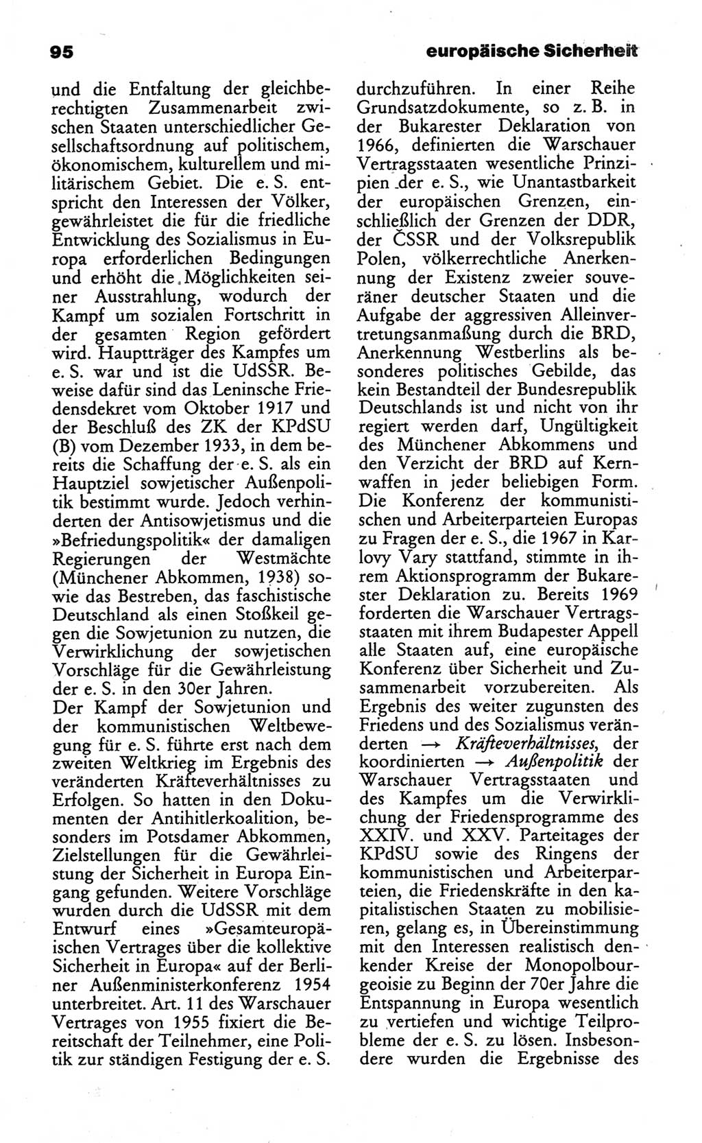 Wörterbuch des wissenschaftlichen Kommunismus [Deutsche Demokratische Republik (DDR)] 1984, Seite 95 (Wb. wiss. Komm. DDR 1984, S. 95)