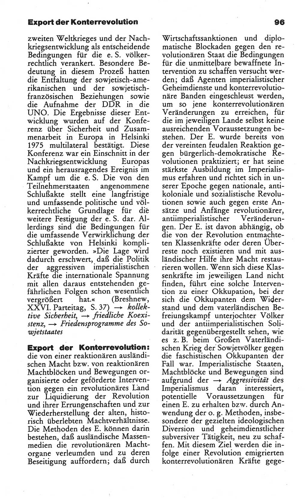 Wörterbuch des wissenschaftlichen Kommunismus [Deutsche Demokratische Republik (DDR)] 1984, Seite 96 (Wb. wiss. Komm. DDR 1984, S. 96)