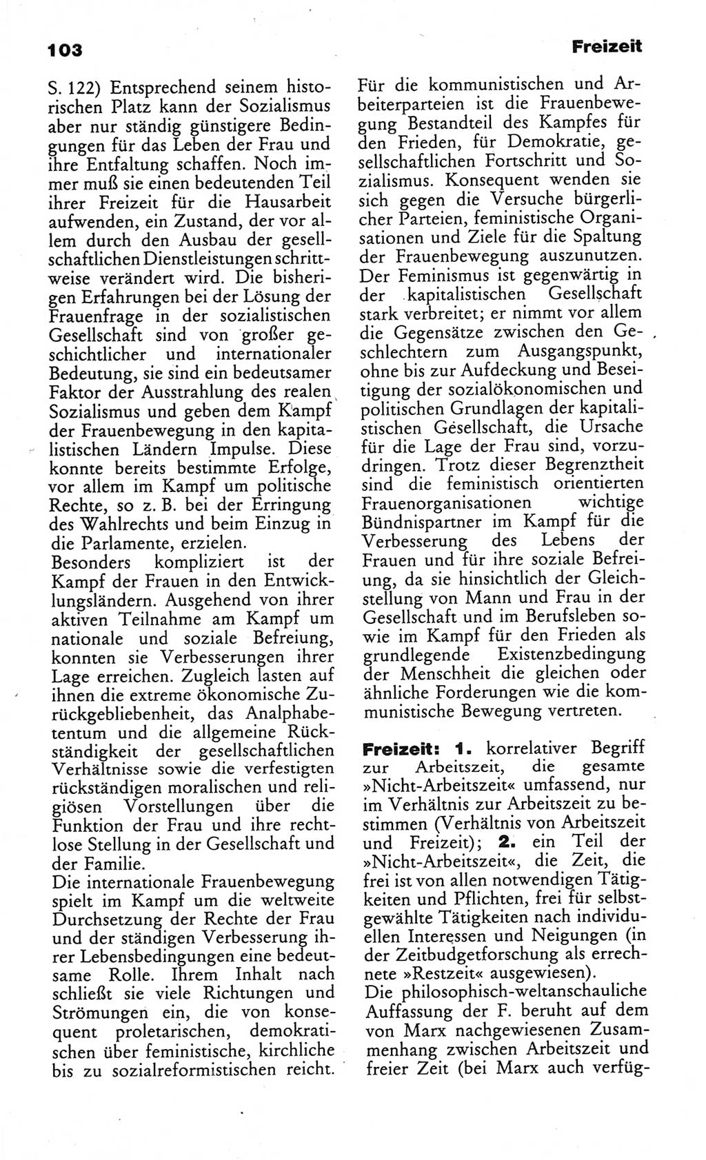 Wörterbuch des wissenschaftlichen Kommunismus [Deutsche Demokratische Republik (DDR)] 1984, Seite 103 (Wb. wiss. Komm. DDR 1984, S. 103)