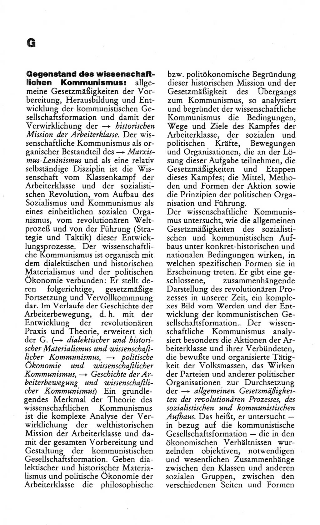 Wörterbuch des wissenschaftlichen Kommunismus [Deutsche Demokratische Republik (DDR)] 1984, Seite 116 (Wb. wiss. Komm. DDR 1984, S. 116)