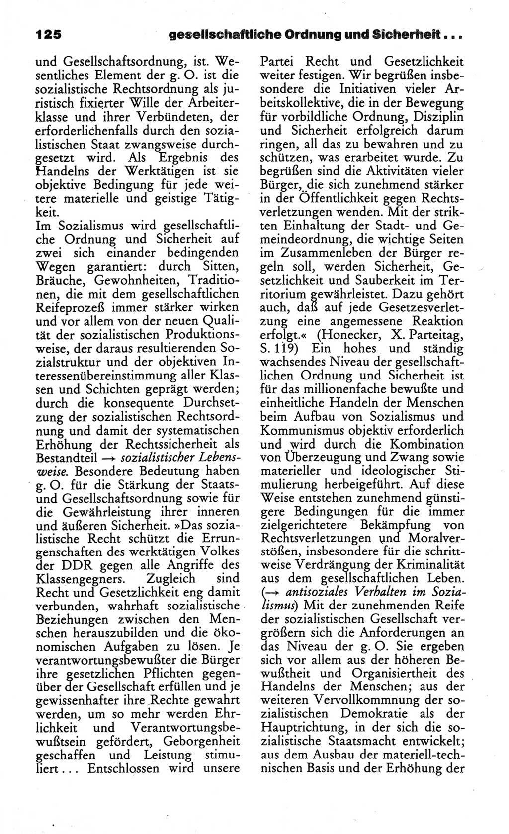 Wörterbuch des wissenschaftlichen Kommunismus [Deutsche Demokratische Republik (DDR)] 1984, Seite 125 (Wb. wiss. Komm. DDR 1984, S. 125)