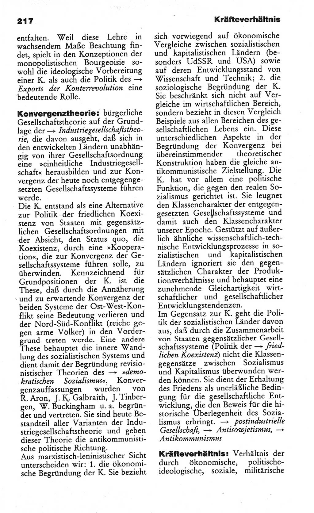 Wörterbuch des wissenschaftlichen Kommunismus [Deutsche Demokratische Republik (DDR)] 1984, Seite 217 (Wb. wiss. Komm. DDR 1984, S. 217)