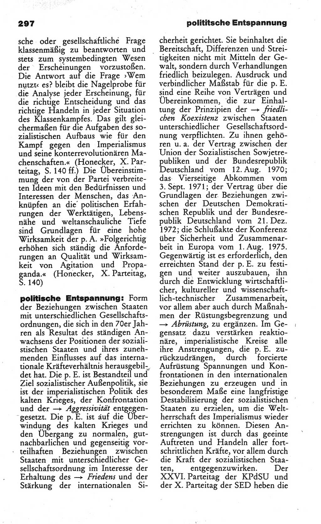 Wörterbuch des wissenschaftlichen Kommunismus [Deutsche Demokratische Republik (DDR)] 1984, Seite 297 (Wb. wiss. Komm. DDR 1984, S. 297)