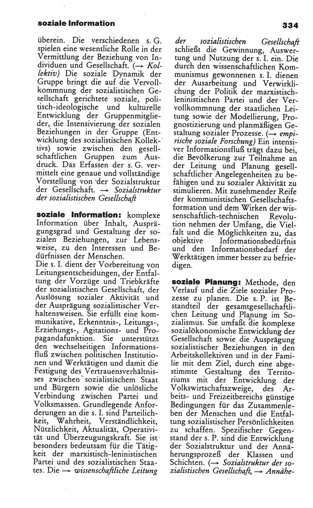 Wörterbuch des wissenschaftlichen Kommunismus [Deutsche Demokratische Republik (DDR)] 1984, Seite 334 (Wb. wiss. Komm. DDR 1984, S. 334)