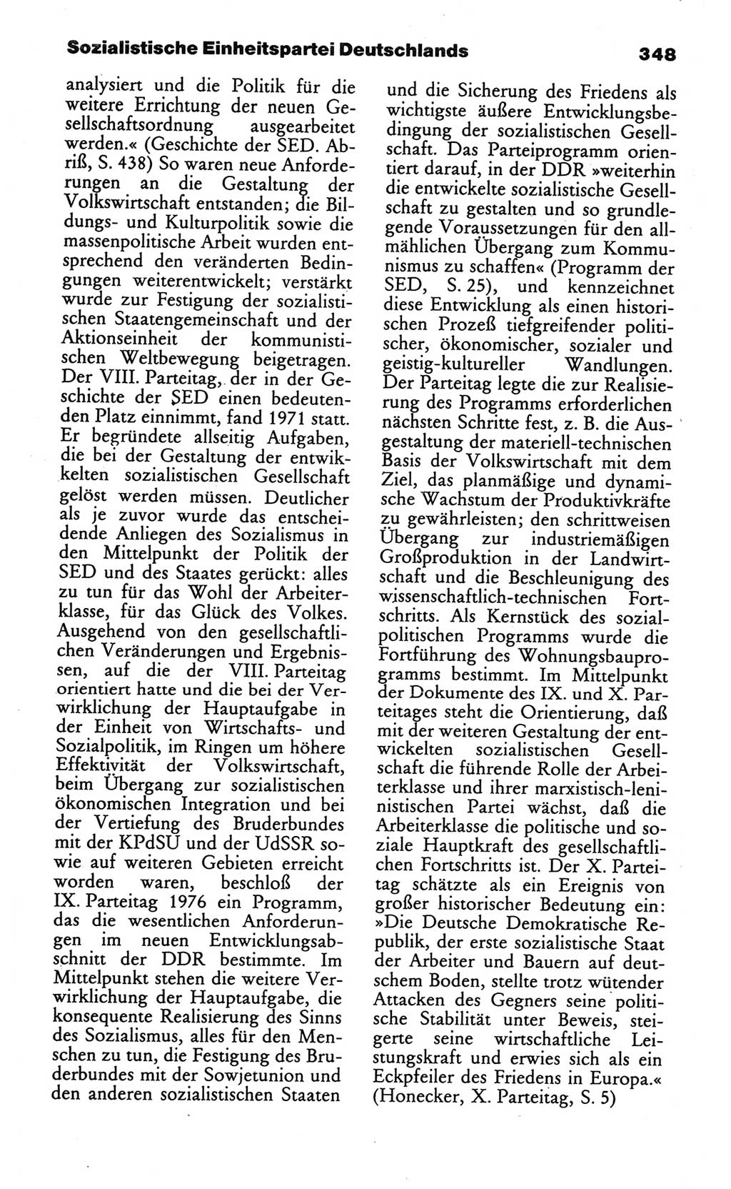 Wörterbuch des wissenschaftlichen Kommunismus [Deutsche Demokratische Republik (DDR)] 1984, Seite 348 (Wb. wiss. Komm. DDR 1984, S. 348)