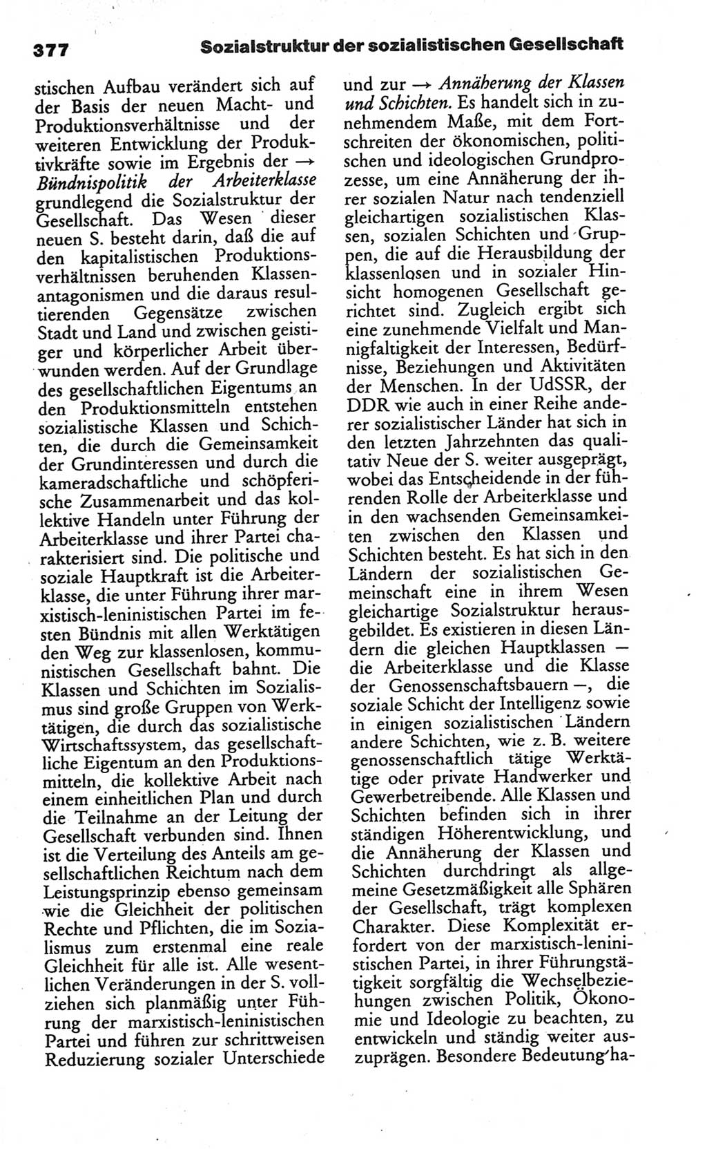 Wörterbuch des wissenschaftlichen Kommunismus [Deutsche Demokratische Republik (DDR)] 1984, Seite 377 (Wb. wiss. Komm. DDR 1984, S. 377)