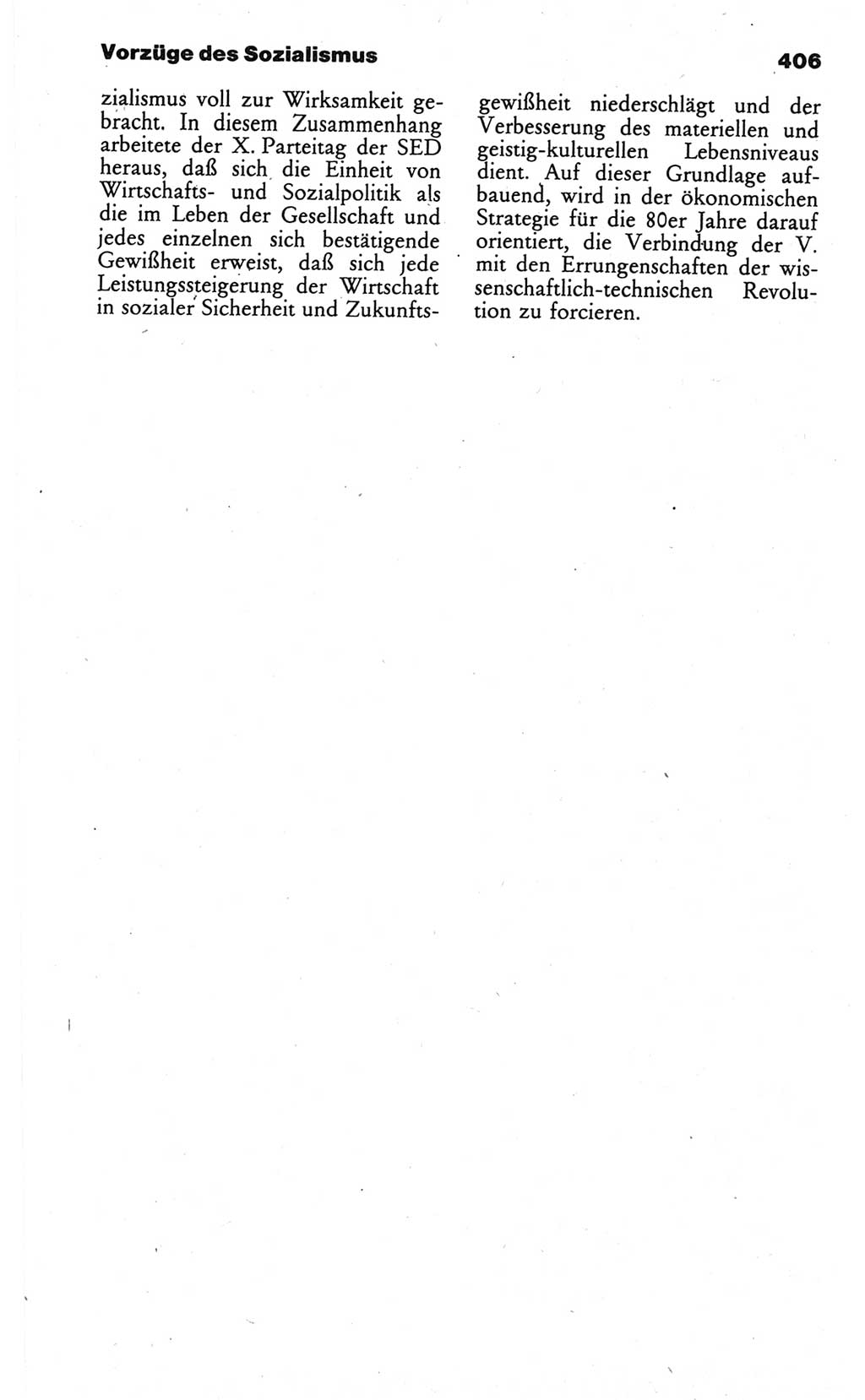 Wörterbuch des wissenschaftlichen Kommunismus [Deutsche Demokratische Republik (DDR)] 1984, Seite 406 (Wb. wiss. Komm. DDR 1984, S. 406)