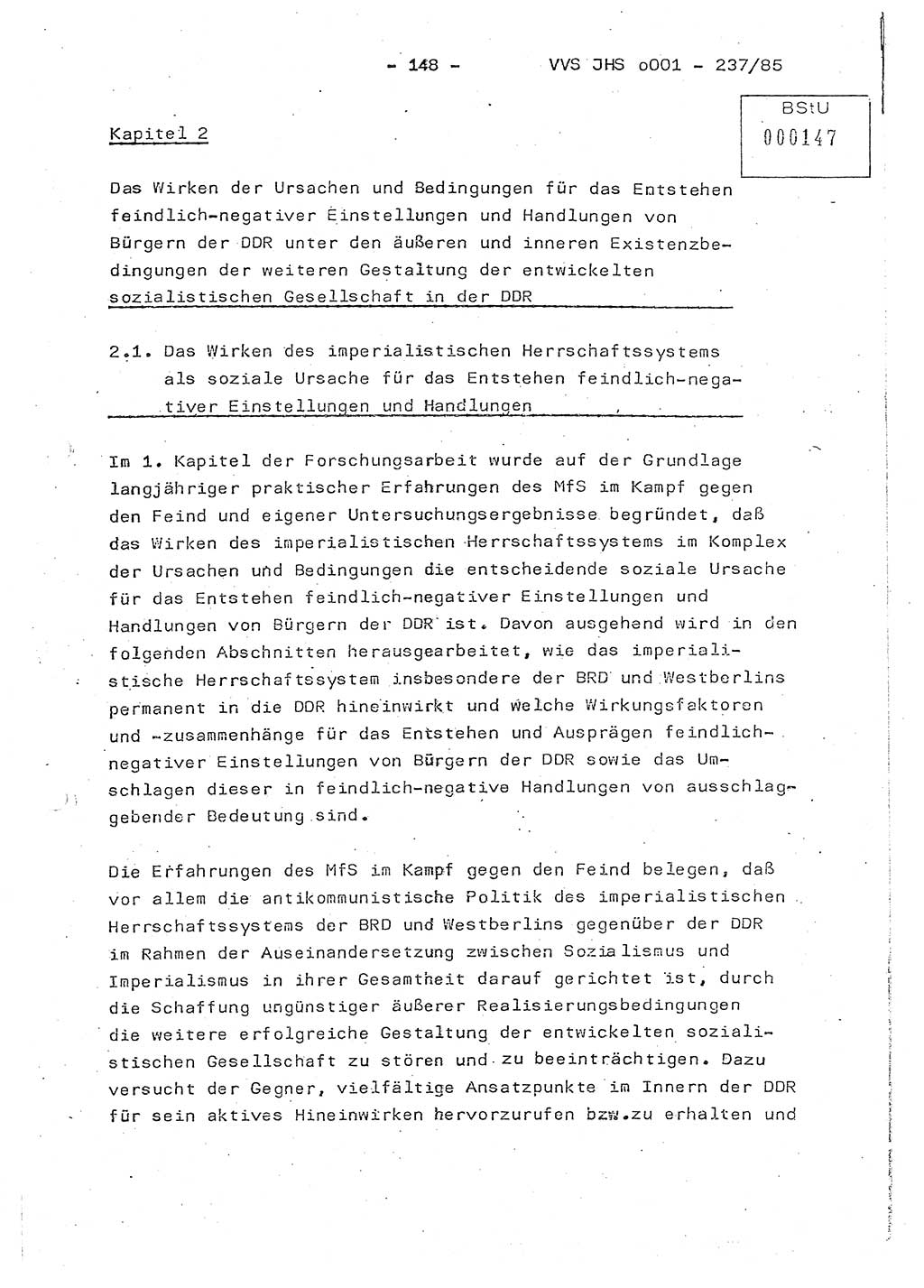 Dissertation Oberstleutnant Peter Jakulski (JHS), Oberstleutnat Christian Rudolph (HA Ⅸ), Major Horst Böttger (ZMD), Major Wolfgang Grüneberg (JHS), Major Albert Meutsch (JHS), Ministerium für Staatssicherheit (MfS) [Deutsche Demokratische Republik (DDR)], Juristische Hochschule (JHS), Vertrauliche Verschlußsache (VVS) o001-237/85, Potsdam 1985, Seite 148 (Diss. MfS DDR JHS VVS o001-237/85 1985, S. 148)