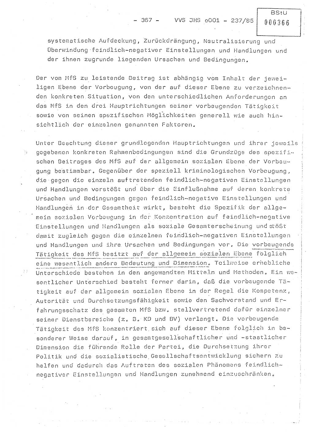 Dissertation Oberstleutnant Peter Jakulski (JHS), Oberstleutnat Christian Rudolph (HA Ⅸ), Major Horst Böttger (ZMD), Major Wolfgang Grüneberg (JHS), Major Albert Meutsch (JHS), Ministerium für Staatssicherheit (MfS) [Deutsche Demokratische Republik (DDR)], Juristische Hochschule (JHS), Vertrauliche Verschlußsache (VVS) o001-237/85, Potsdam 1985, Seite 367 (Diss. MfS DDR JHS VVS o001-237/85 1985, S. 367)