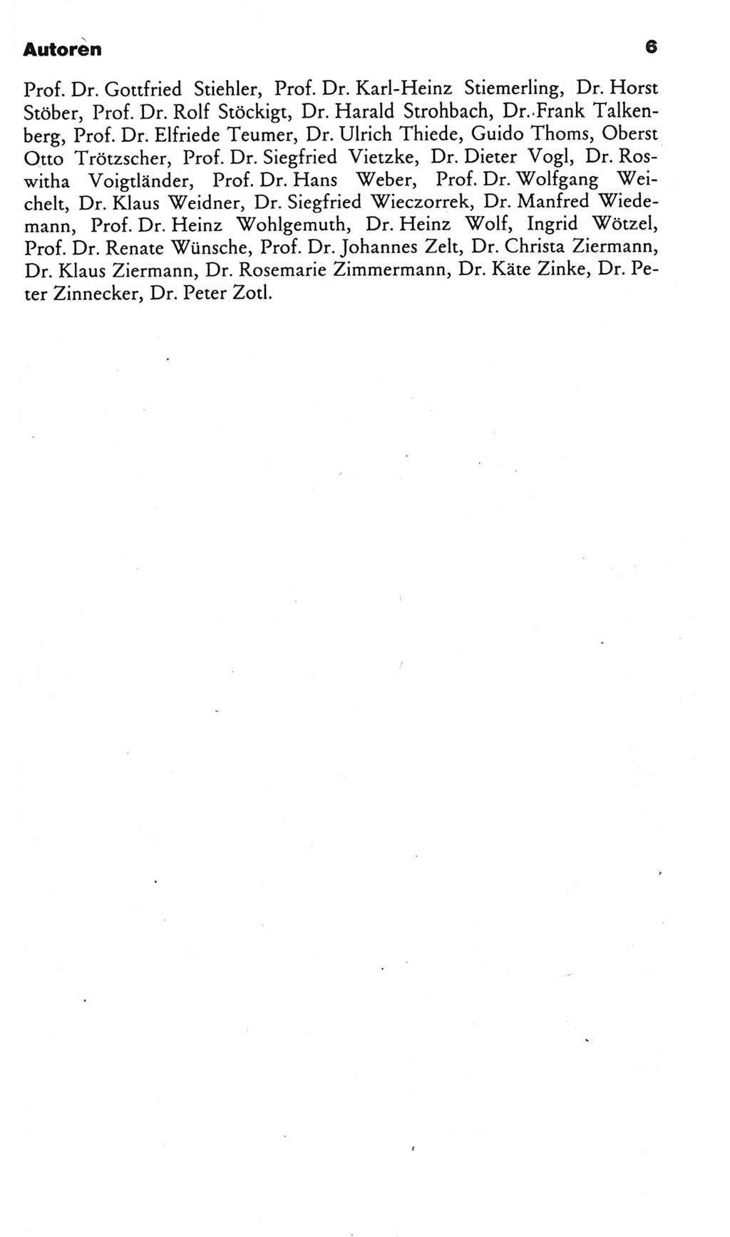 Kleines politisches Wörterbuch [Deutsche Demokratische Republik (DDR)] 1985, Seite 6 (Kl. pol. Wb. DDR 1985, S. 6)