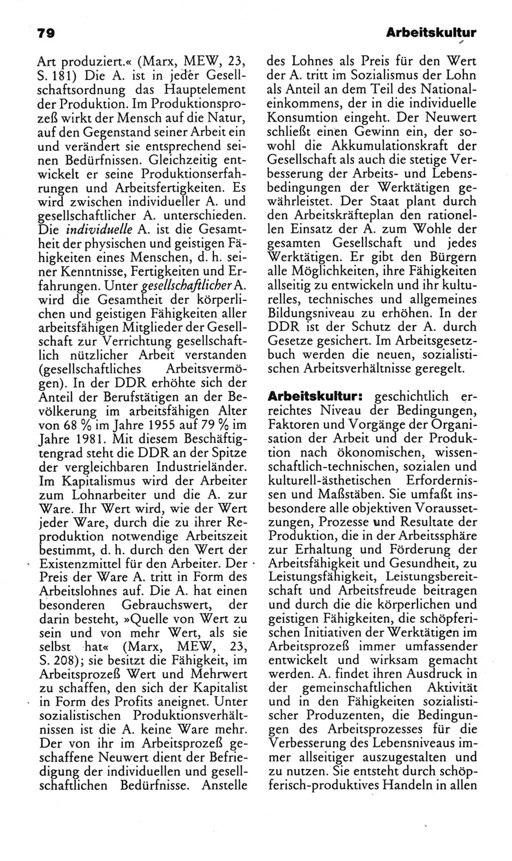 Kleines politisches Wörterbuch [Deutsche Demokratische Republik (DDR)] 1985, Seite 79 (Kl. pol. Wb. DDR 1985, S. 79)