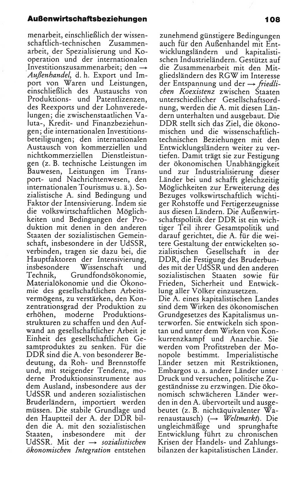Kleines politisches Wörterbuch [Deutsche Demokratische Republik (DDR)] 1985, Seite 108 (Kl. pol. Wb. DDR 1985, S. 108)