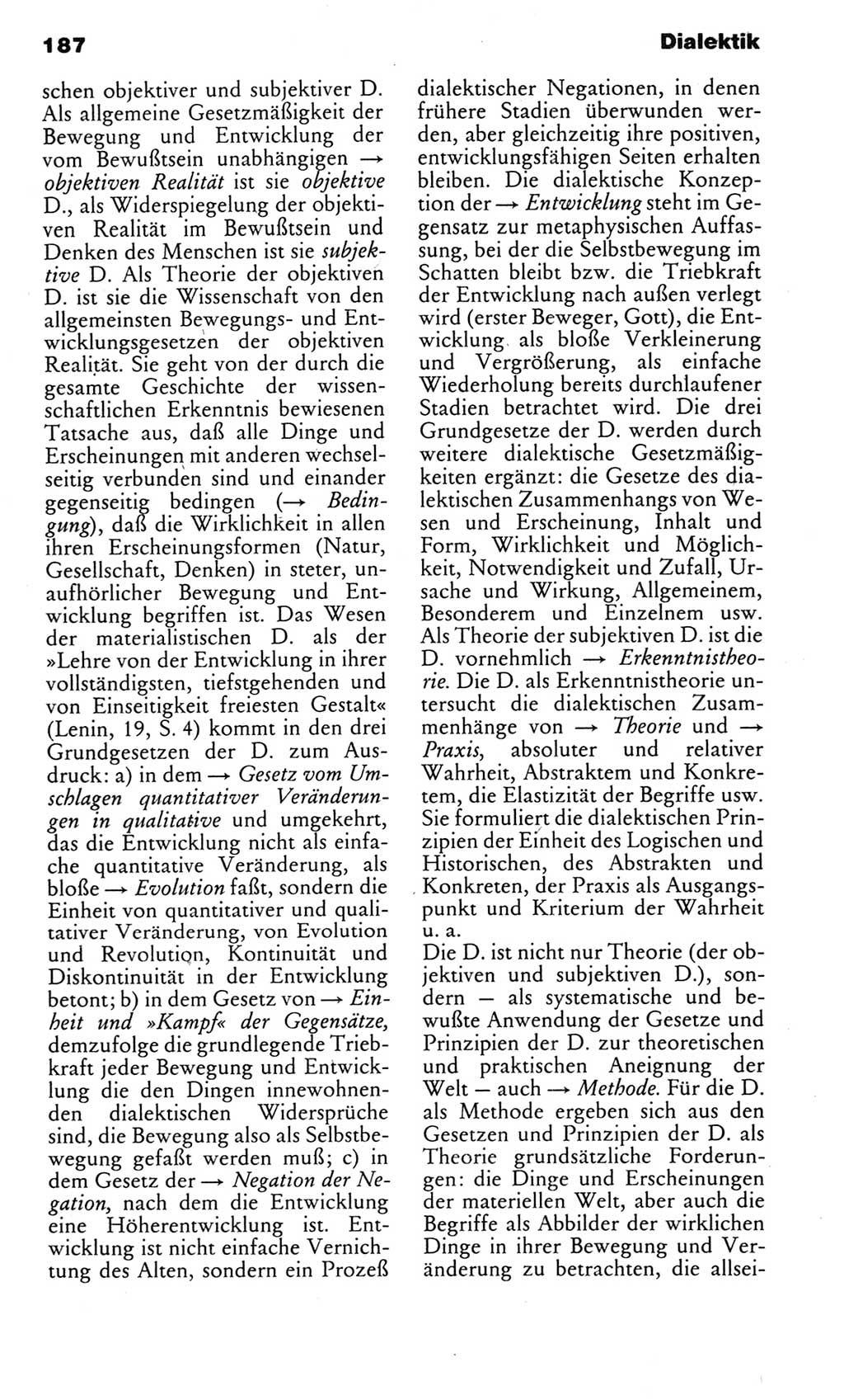 Kleines politisches Wörterbuch [Deutsche Demokratische Republik (DDR)] 1985, Seite 187 (Kl. pol. Wb. DDR 1985, S. 187)