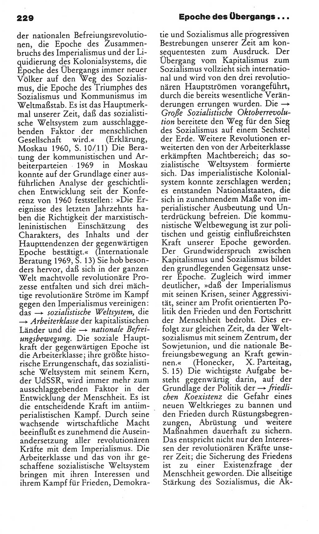 Kleines politisches Wörterbuch [Deutsche Demokratische Republik (DDR)] 1985, Seite 229 (Kl. pol. Wb. DDR 1985, S. 229)