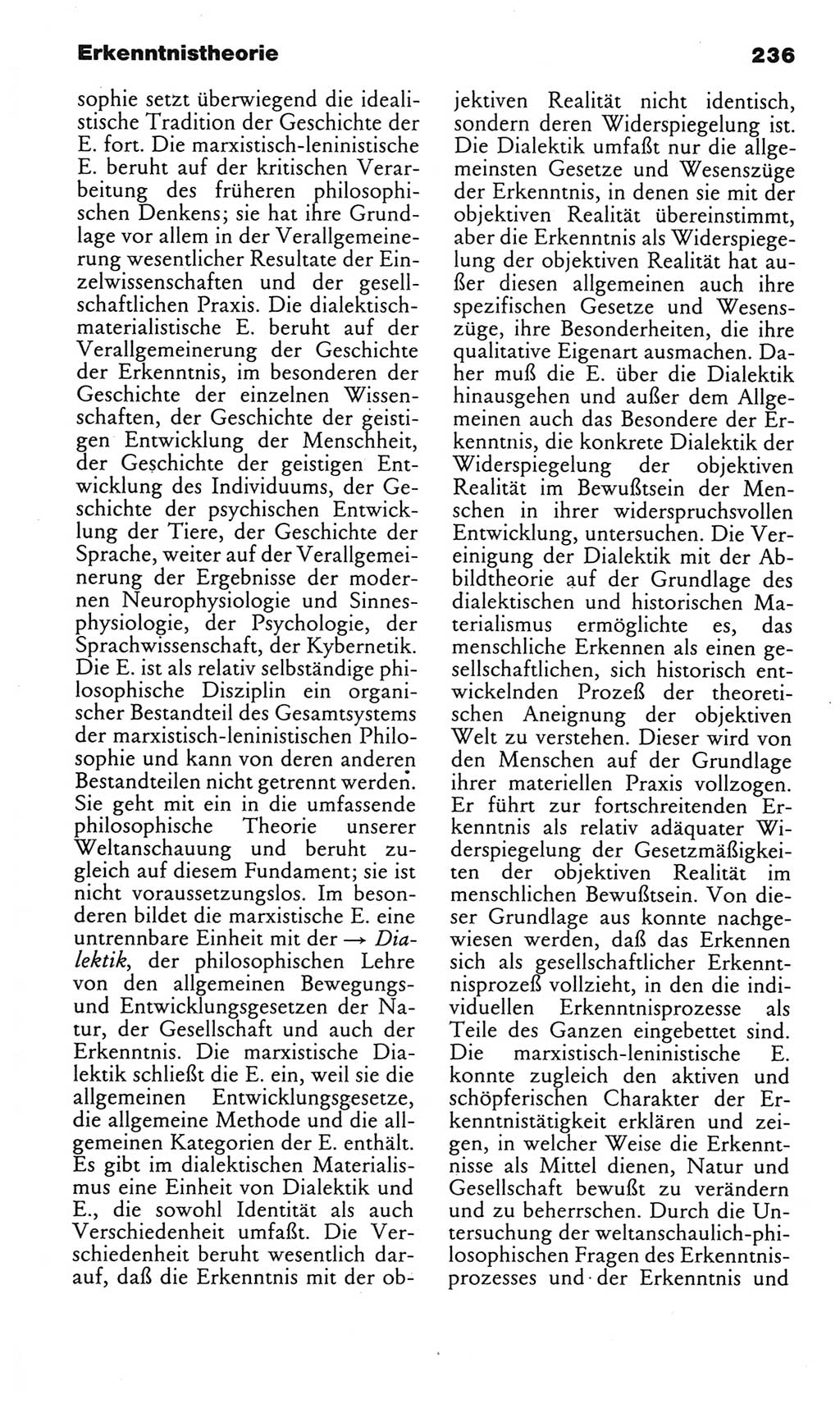 Kleines politisches Wörterbuch [Deutsche Demokratische Republik (DDR)] 1985, Seite 236 (Kl. pol. Wb. DDR 1985, S. 236)