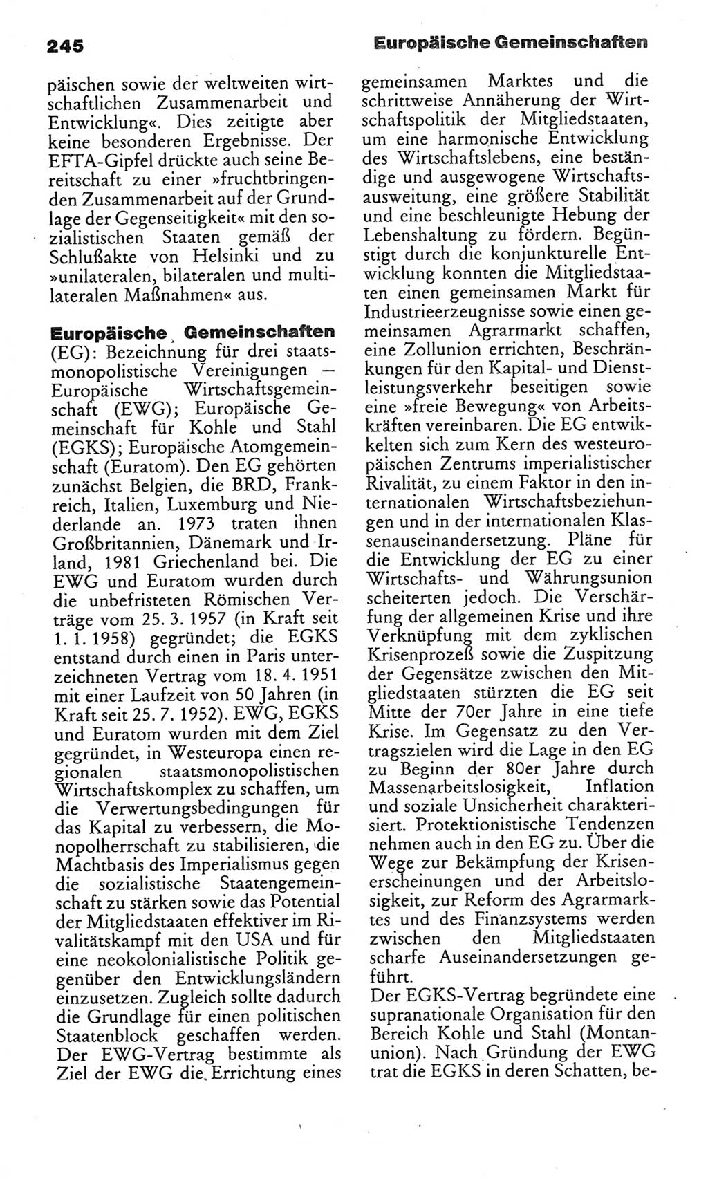Kleines politisches Wörterbuch [Deutsche Demokratische Republik (DDR)] 1985, Seite 245 (Kl. pol. Wb. DDR 1985, S. 245)