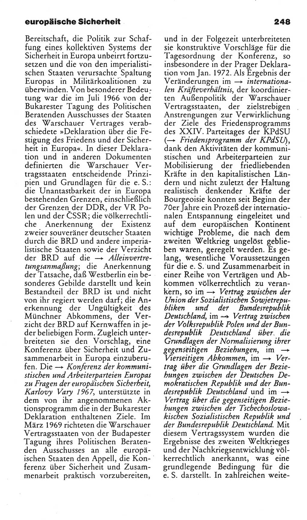 Kleines politisches Wörterbuch [Deutsche Demokratische Republik (DDR)] 1985, Seite 248 (Kl. pol. Wb. DDR 1985, S. 248)