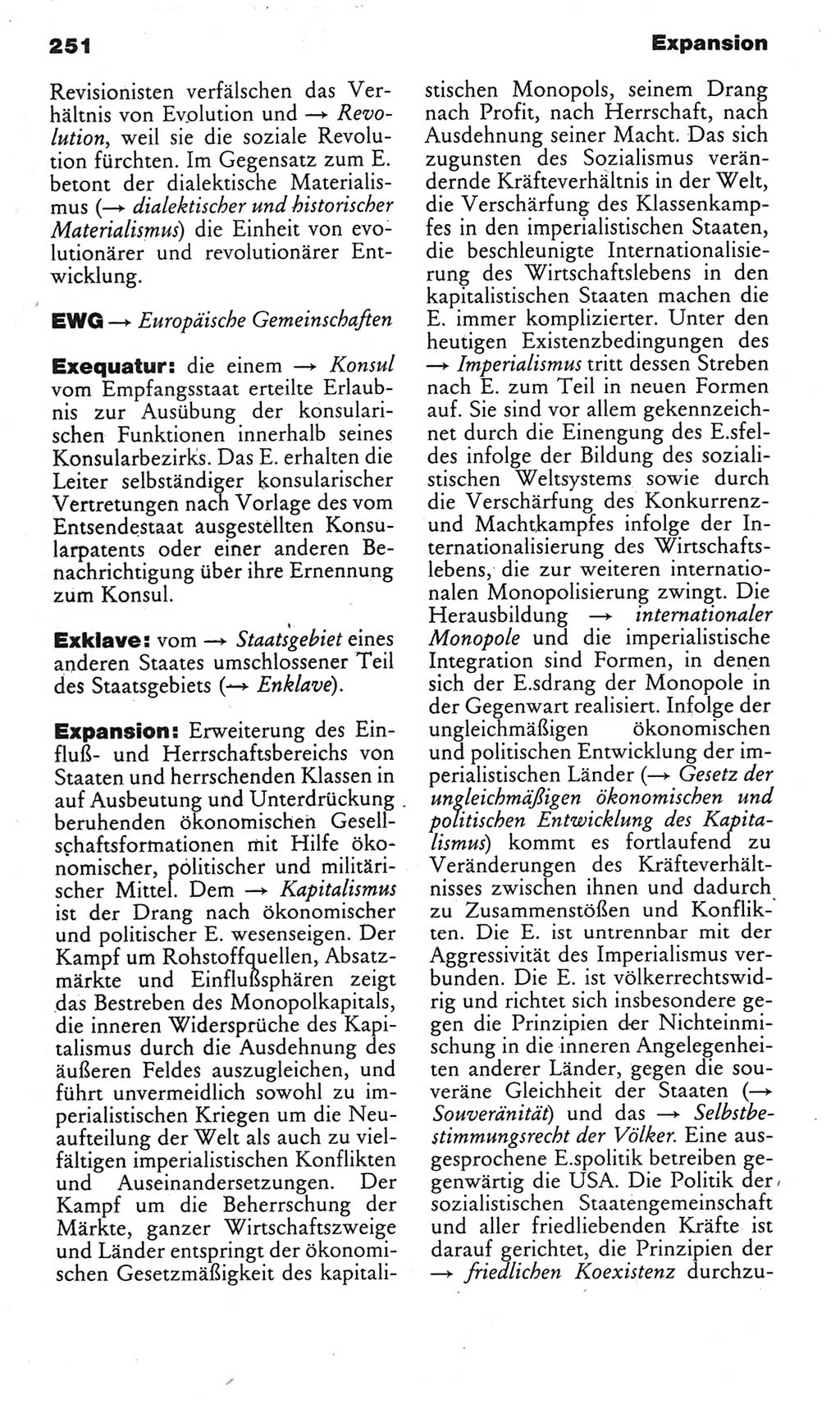 Kleines politisches Wörterbuch [Deutsche Demokratische Republik (DDR)] 1985, Seite 251 (Kl. pol. Wb. DDR 1985, S. 251)