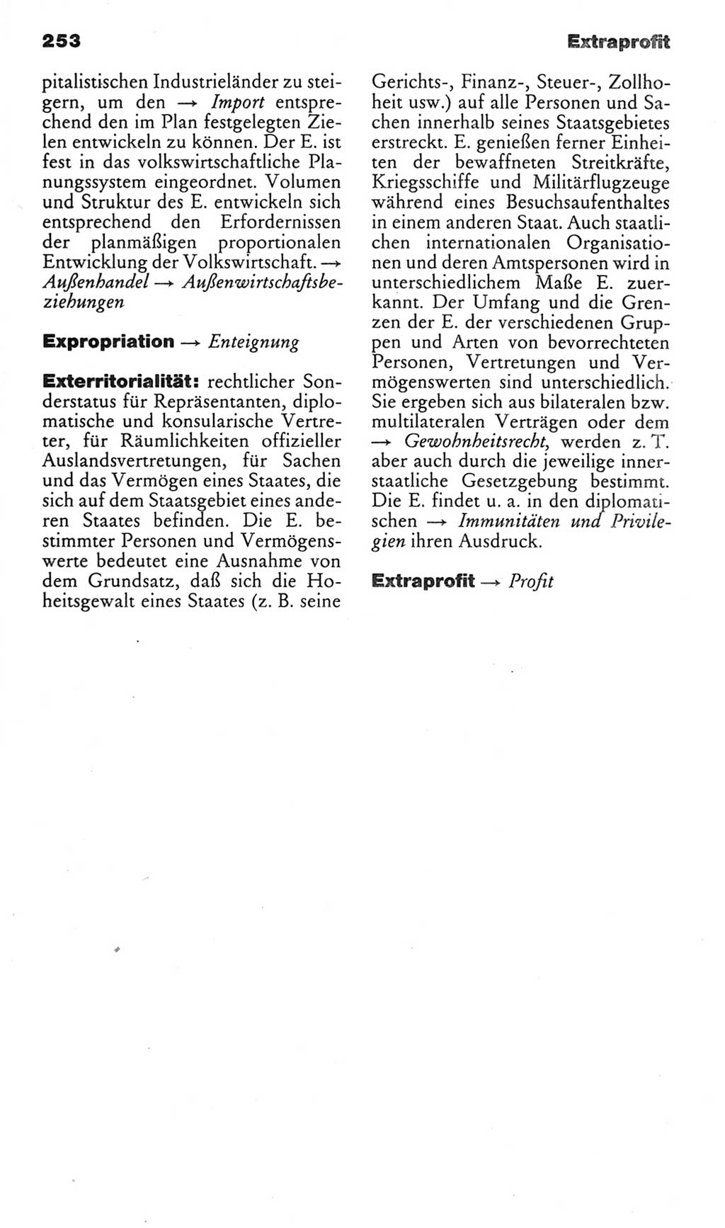 Kleines politisches Wörterbuch [Deutsche Demokratische Republik (DDR)] 1985, Seite 253 (Kl. pol. Wb. DDR 1985, S. 253)