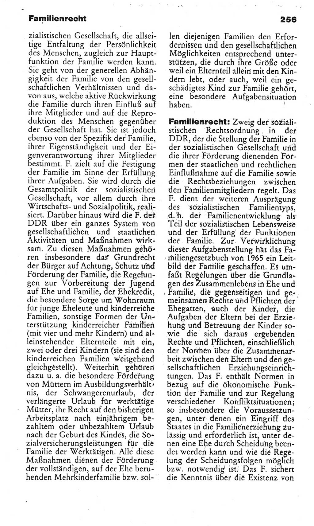 Kleines politisches Wörterbuch [Deutsche Demokratische Republik (DDR)] 1985, Seite 256 (Kl. pol. Wb. DDR 1985, S. 256)