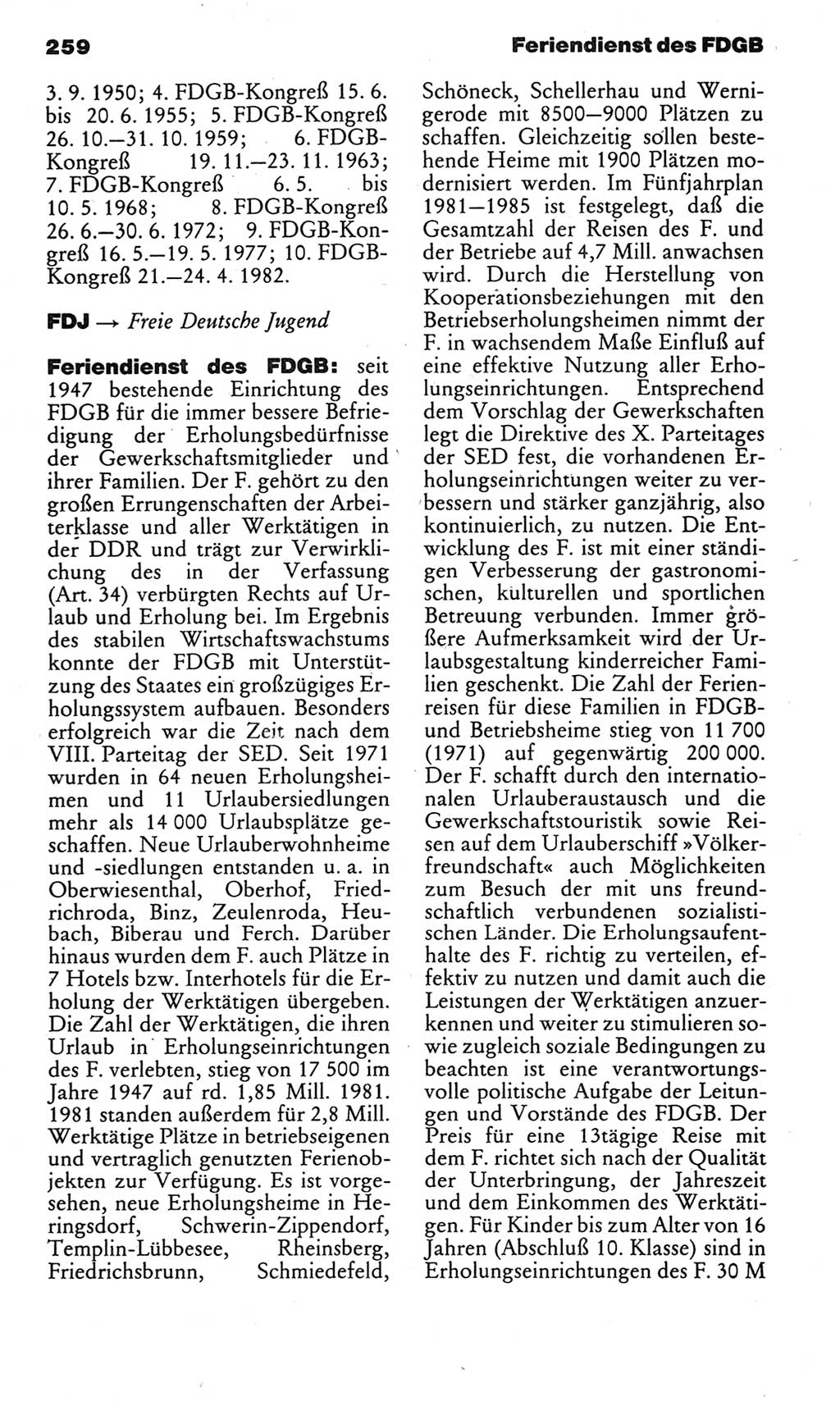 Kleines politisches Wörterbuch [Deutsche Demokratische Republik (DDR)] 1985, Seite 259 (Kl. pol. Wb. DDR 1985, S. 259)
