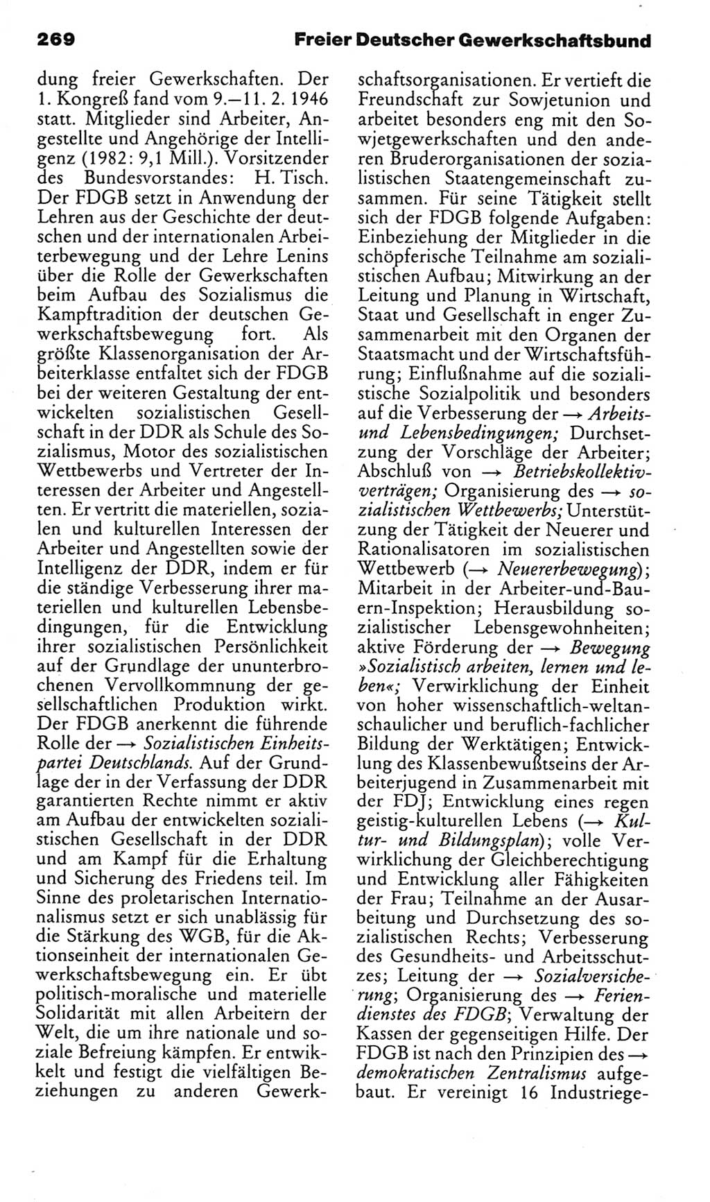 Kleines politisches Wörterbuch [Deutsche Demokratische Republik (DDR)] 1985, Seite 269 (Kl. pol. Wb. DDR 1985, S. 269)