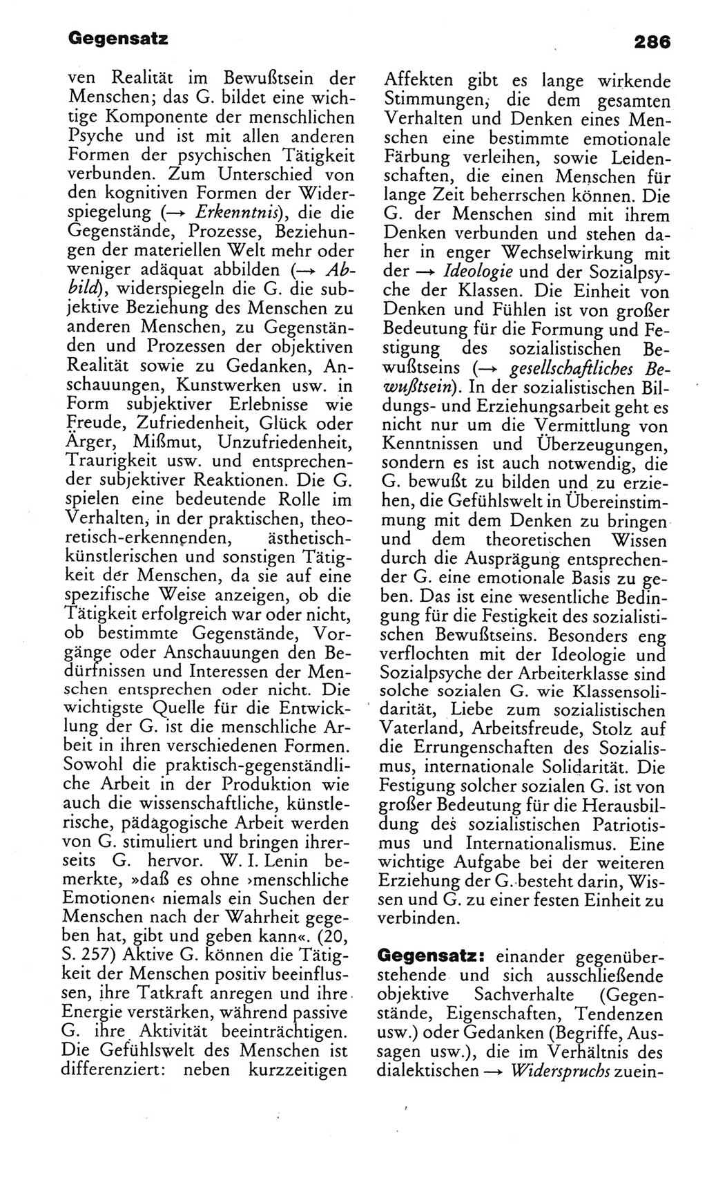 Kleines politisches Wörterbuch [Deutsche Demokratische Republik (DDR)] 1985, Seite 286 (Kl. pol. Wb. DDR 1985, S. 286)