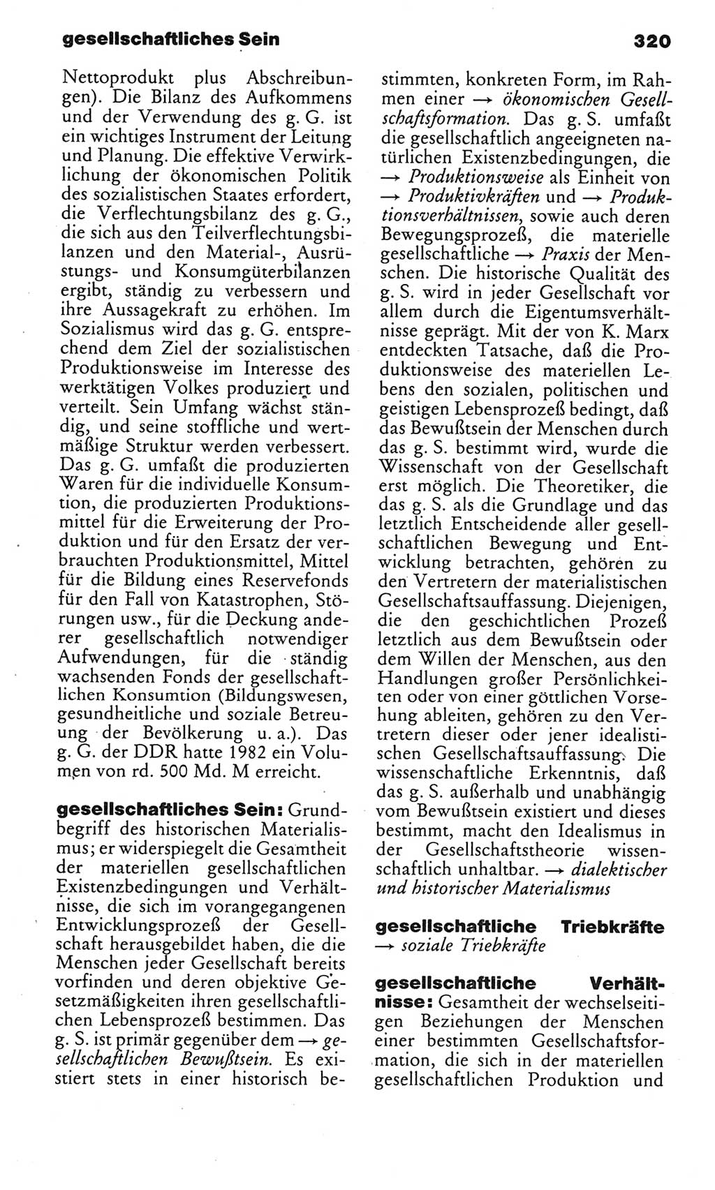 Kleines politisches Wörterbuch [Deutsche Demokratische Republik (DDR)] 1985, Seite 320 (Kl. pol. Wb. DDR 1985, S. 320)
