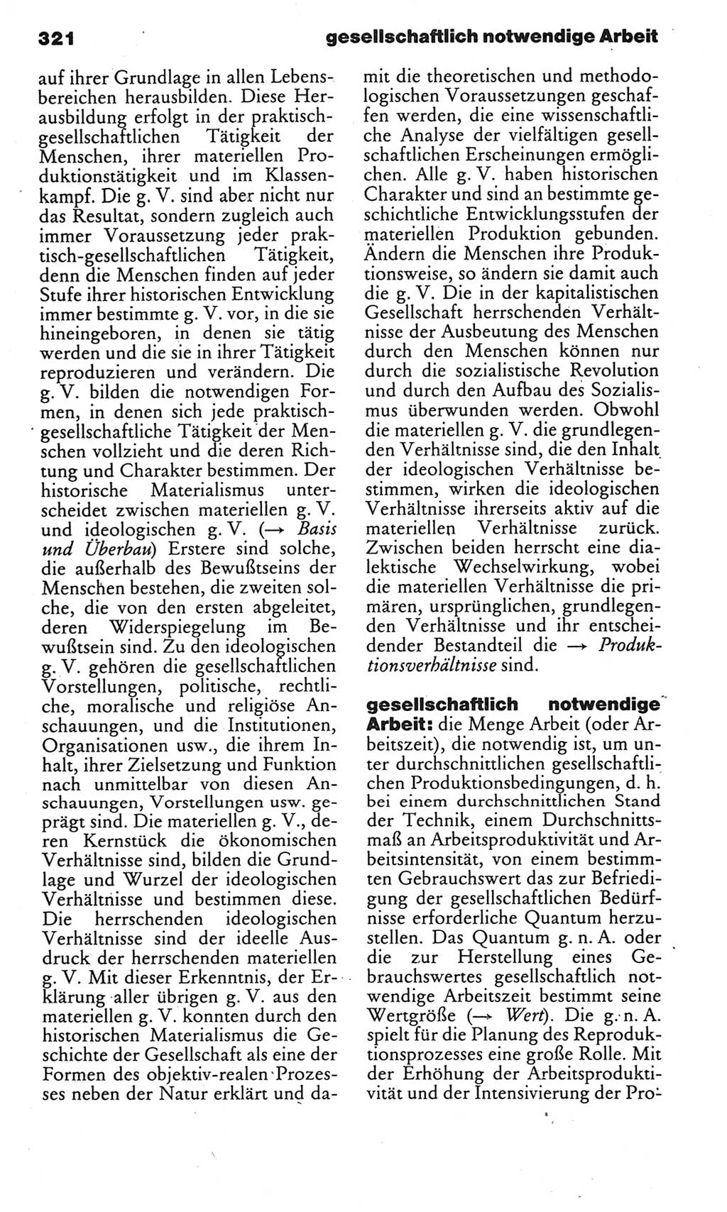 Kleines politisches Wörterbuch [Deutsche Demokratische Republik (DDR)] 1985, Seite 321 (Kl. pol. Wb. DDR 1985, S. 321)