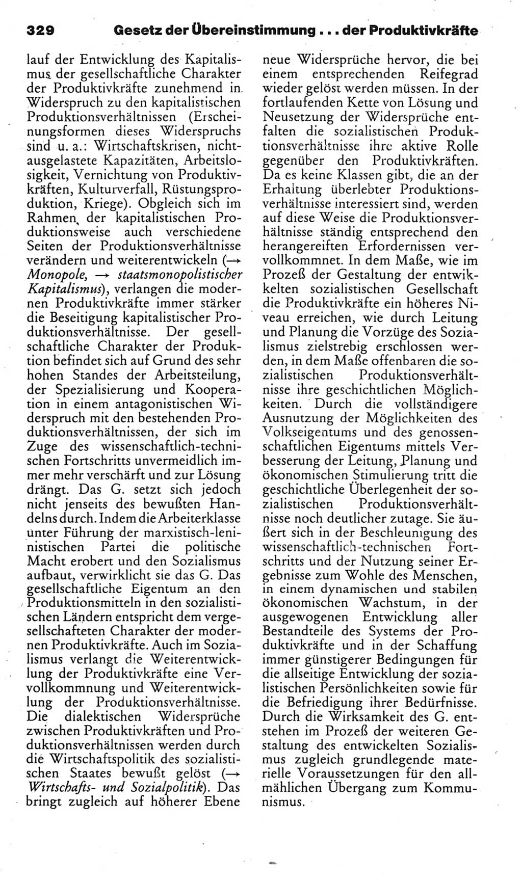 Kleines politisches Wörterbuch [Deutsche Demokratische Republik (DDR)] 1985, Seite 329 (Kl. pol. Wb. DDR 1985, S. 329)