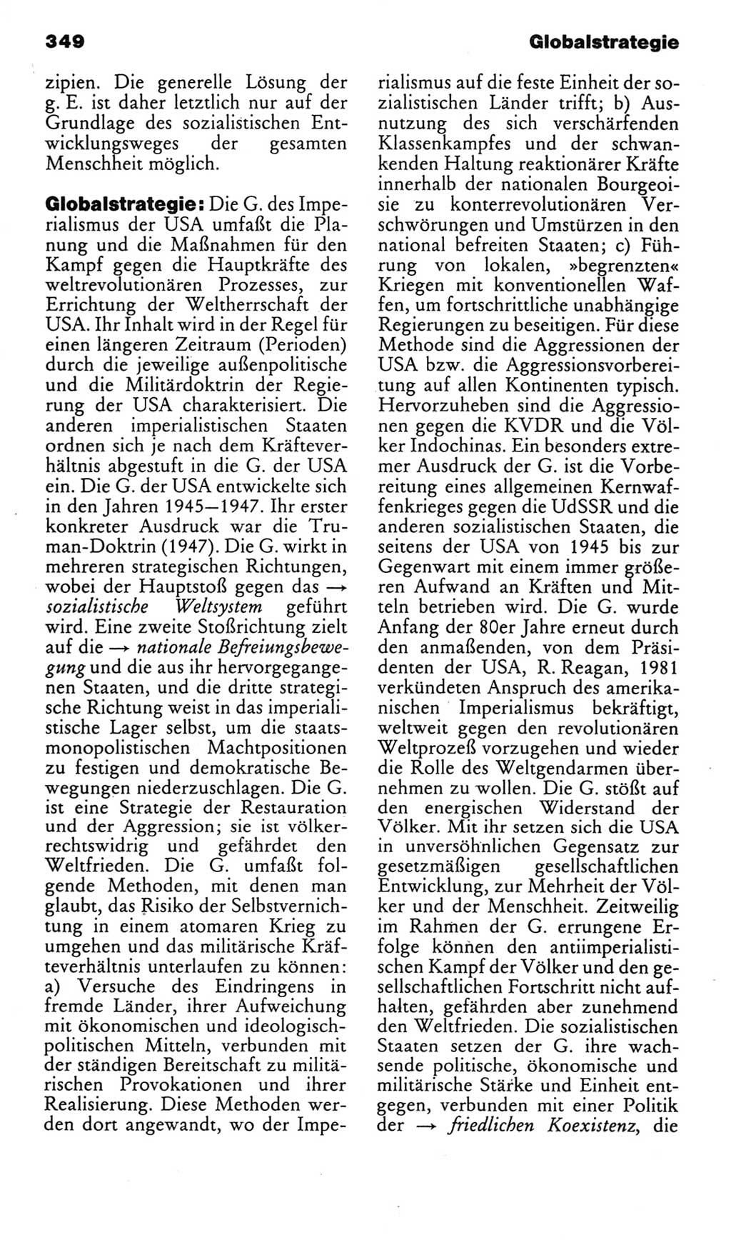 Kleines politisches Wörterbuch [Deutsche Demokratische Republik (DDR)] 1985, Seite 349 (Kl. pol. Wb. DDR 1985, S. 349)