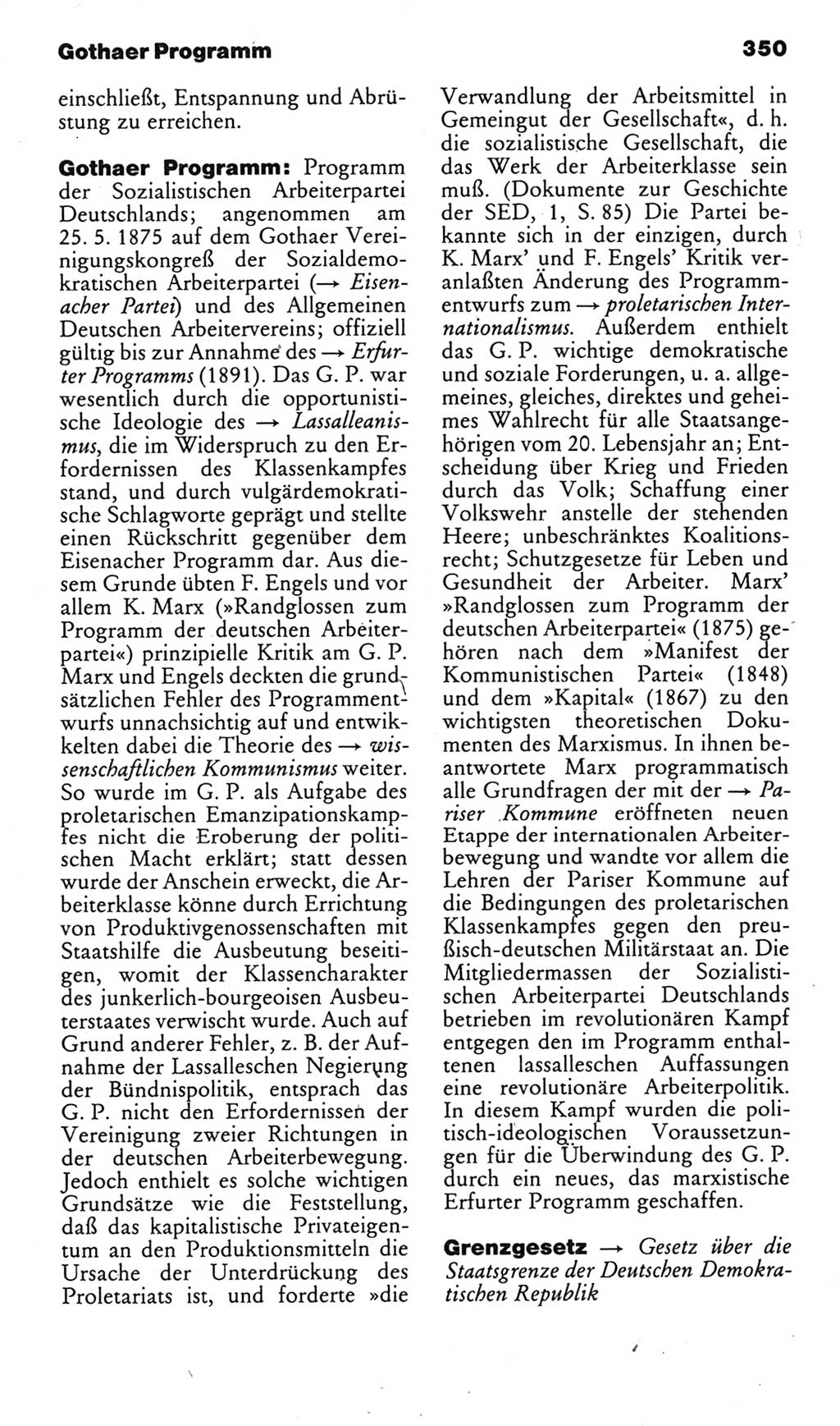 Kleines politisches Wörterbuch [Deutsche Demokratische Republik (DDR)] 1985, Seite 350 (Kl. pol. Wb. DDR 1985, S. 350)