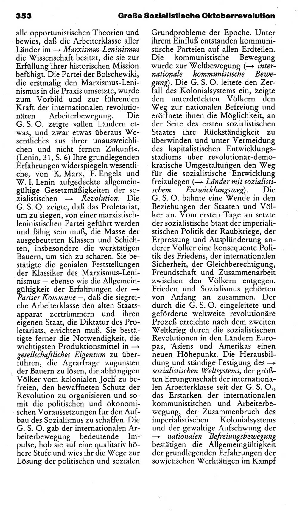 Kleines politisches Wörterbuch [Deutsche Demokratische Republik (DDR)] 1985, Seite 353 (Kl. pol. Wb. DDR 1985, S. 353)