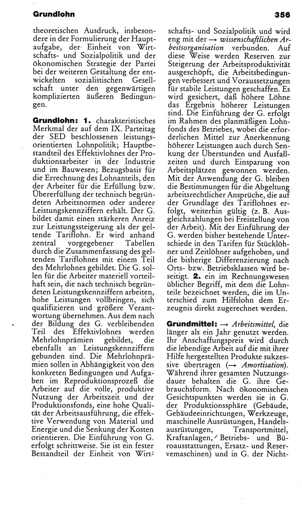 Kleines politisches Wörterbuch [Deutsche Demokratische Republik (DDR)] 1985, Seite 356 (Kl. pol. Wb. DDR 1985, S. 356)