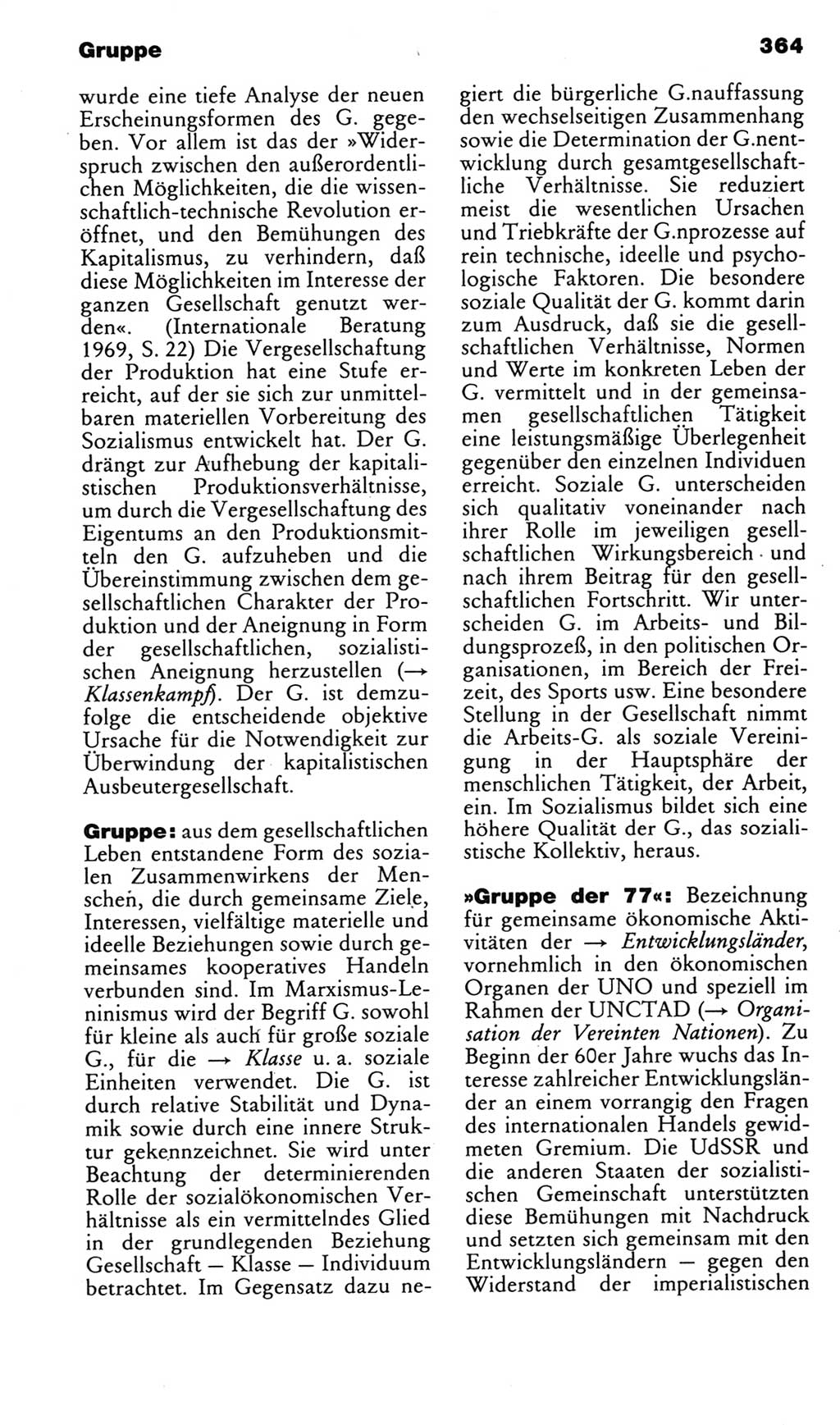 Kleines politisches Wörterbuch [Deutsche Demokratische Republik (DDR)] 1985, Seite 364 (Kl. pol. Wb. DDR 1985, S. 364)