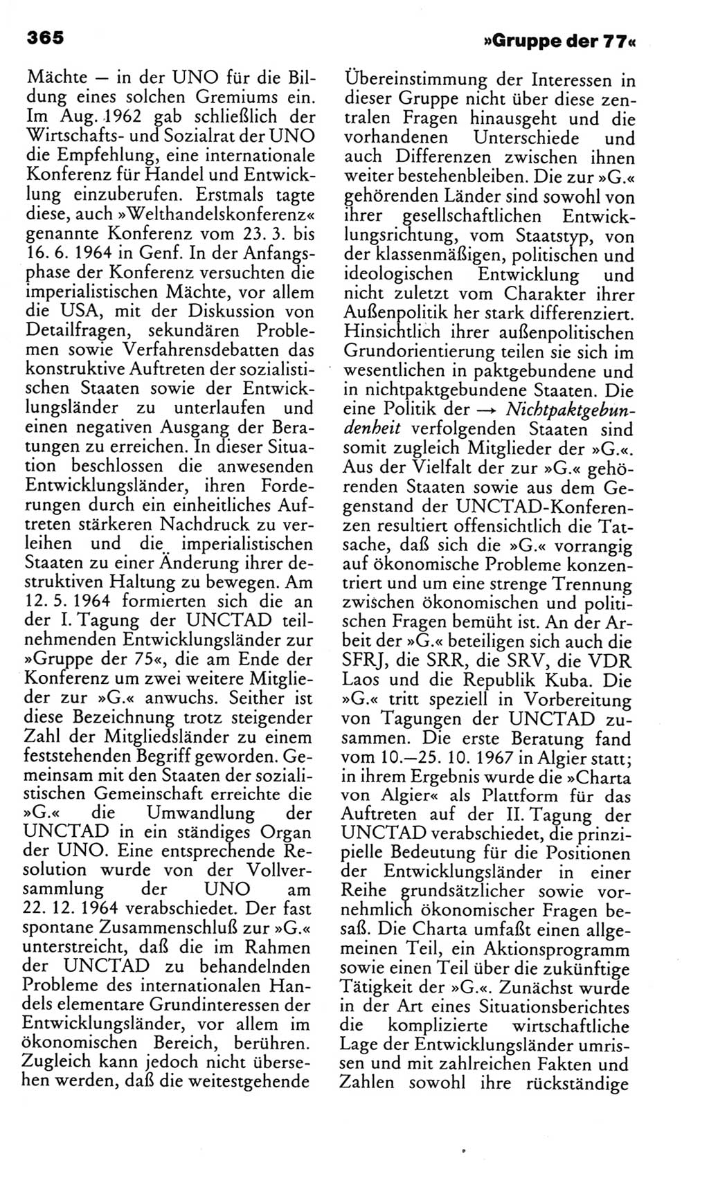 Kleines politisches Wörterbuch [Deutsche Demokratische Republik (DDR)] 1985, Seite 365 (Kl. pol. Wb. DDR 1985, S. 365)