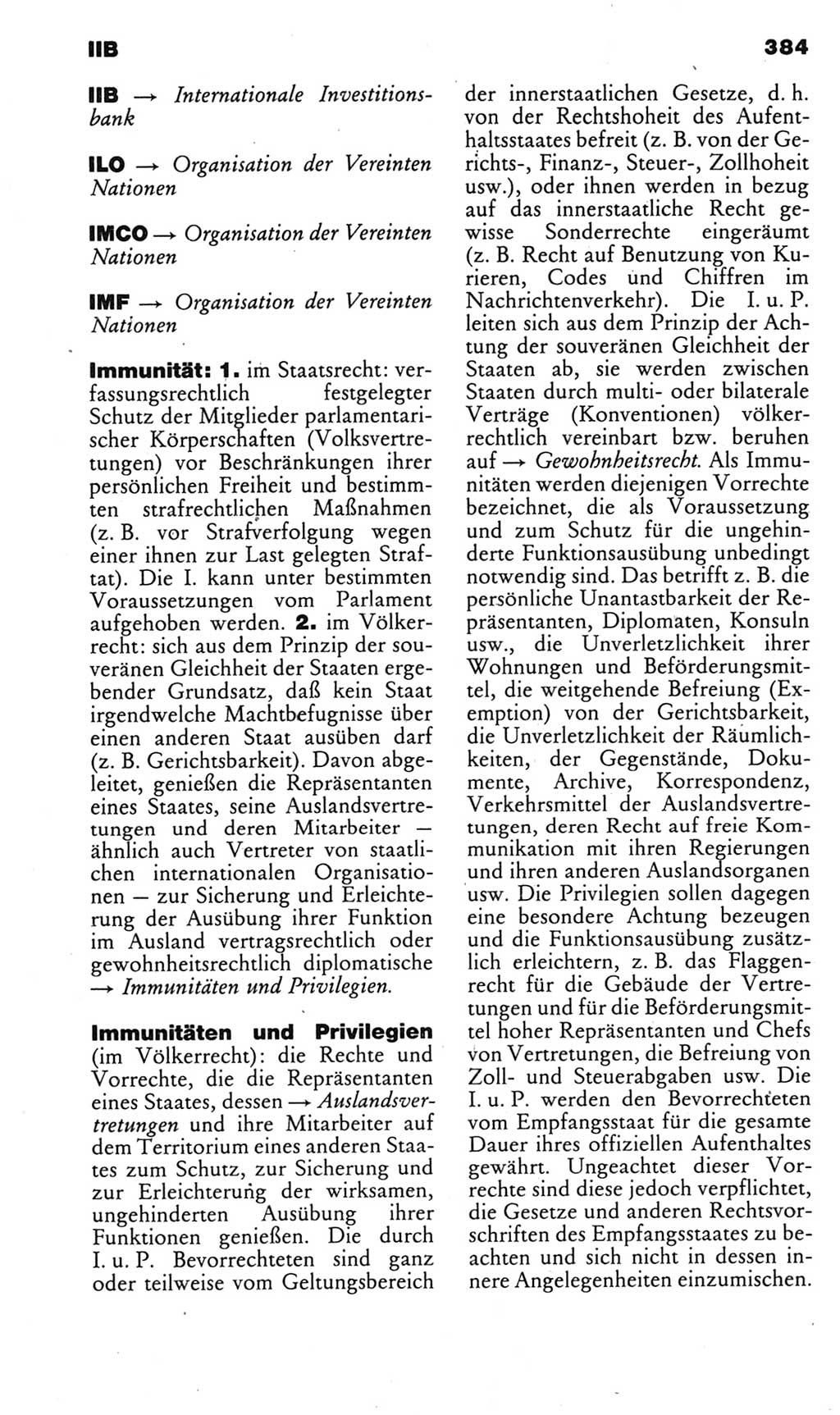 Kleines politisches Wörterbuch [Deutsche Demokratische Republik (DDR)] 1985, Seite 384 (Kl. pol. Wb. DDR 1985, S. 384)