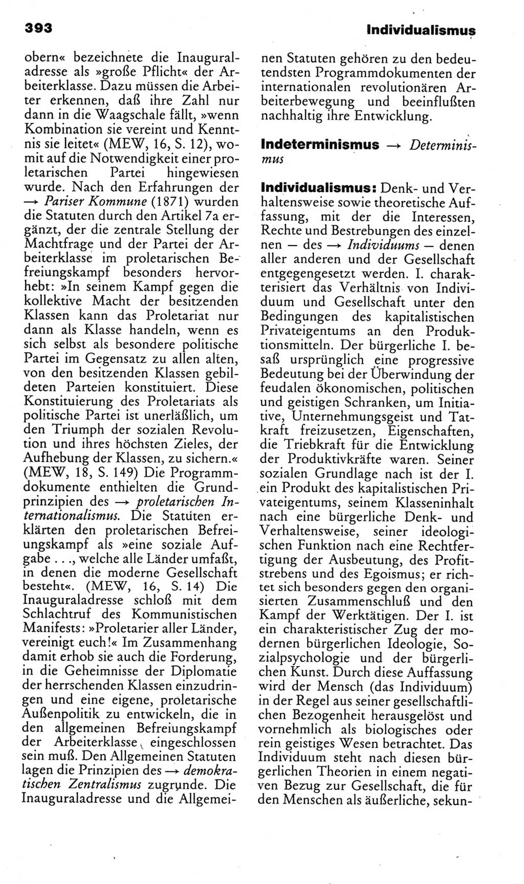 Kleines politisches Wörterbuch [Deutsche Demokratische Republik (DDR)] 1985, Seite 393 (Kl. pol. Wb. DDR 1985, S. 393)