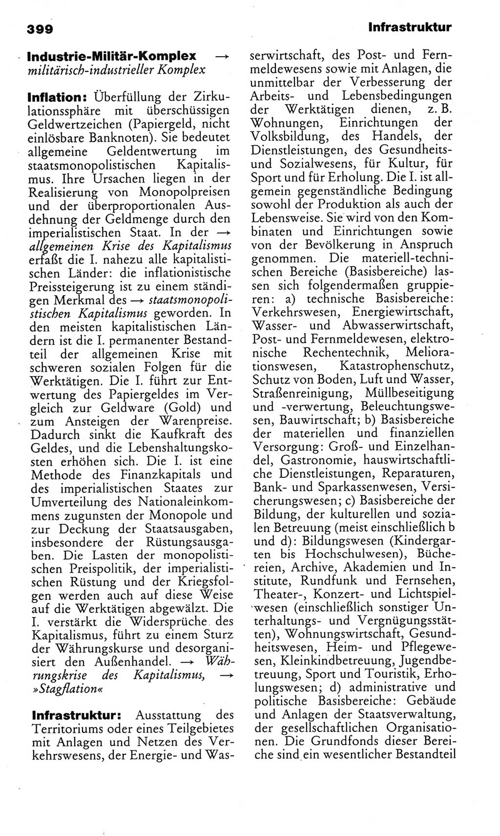 Kleines politisches Wörterbuch [Deutsche Demokratische Republik (DDR)] 1985, Seite 399 (Kl. pol. Wb. DDR 1985, S. 399)