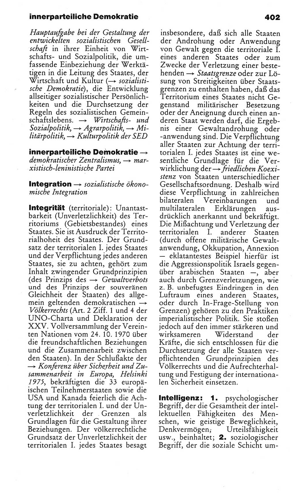 Kleines politisches Wörterbuch [Deutsche Demokratische Republik (DDR)] 1985, Seite 402 (Kl. pol. Wb. DDR 1985, S. 402)