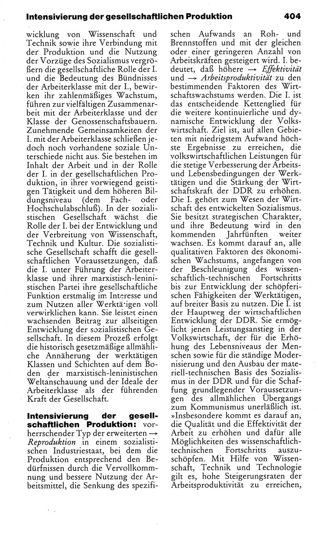 Kleines politisches Wörterbuch [Deutsche Demokratische Republik (DDR)] 1985, Seite 404 (Kl. pol. Wb. DDR 1985, S. 404)