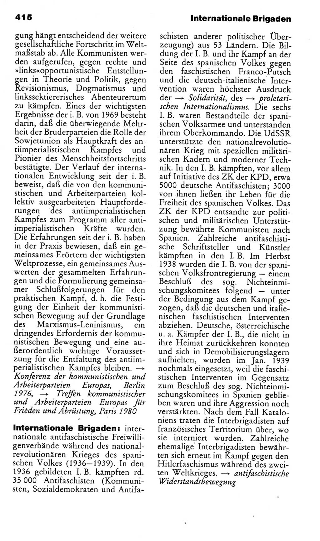 Kleines politisches Wörterbuch [Deutsche Demokratische Republik (DDR)] 1985, Seite 415 (Kl. pol. Wb. DDR 1985, S. 415)