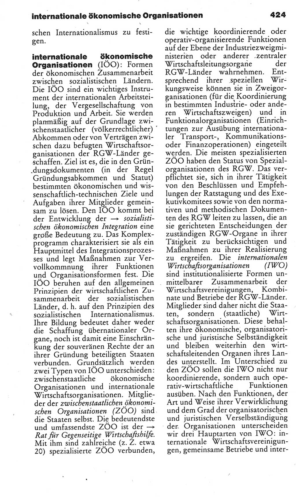 Kleines politisches Wörterbuch [Deutsche Demokratische Republik (DDR)] 1985, Seite 424 (Kl. pol. Wb. DDR 1985, S. 424)