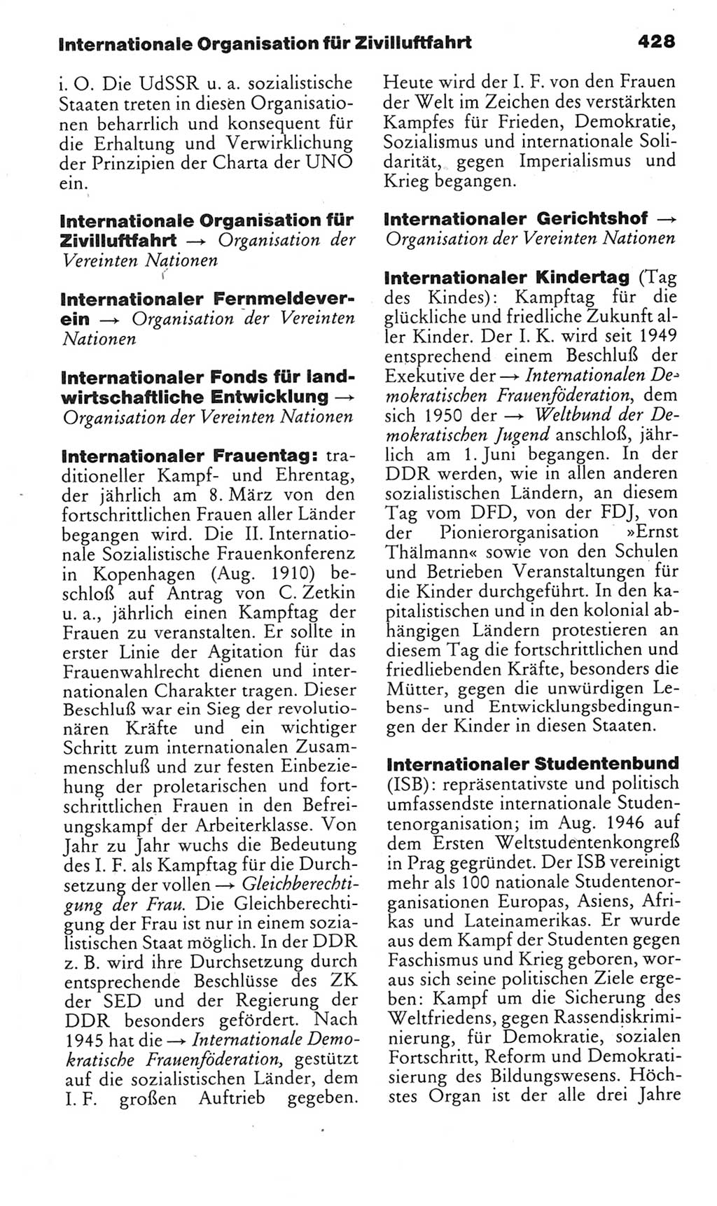 Kleines politisches Wörterbuch [Deutsche Demokratische Republik (DDR)] 1985, Seite 428 (Kl. pol. Wb. DDR 1985, S. 428)