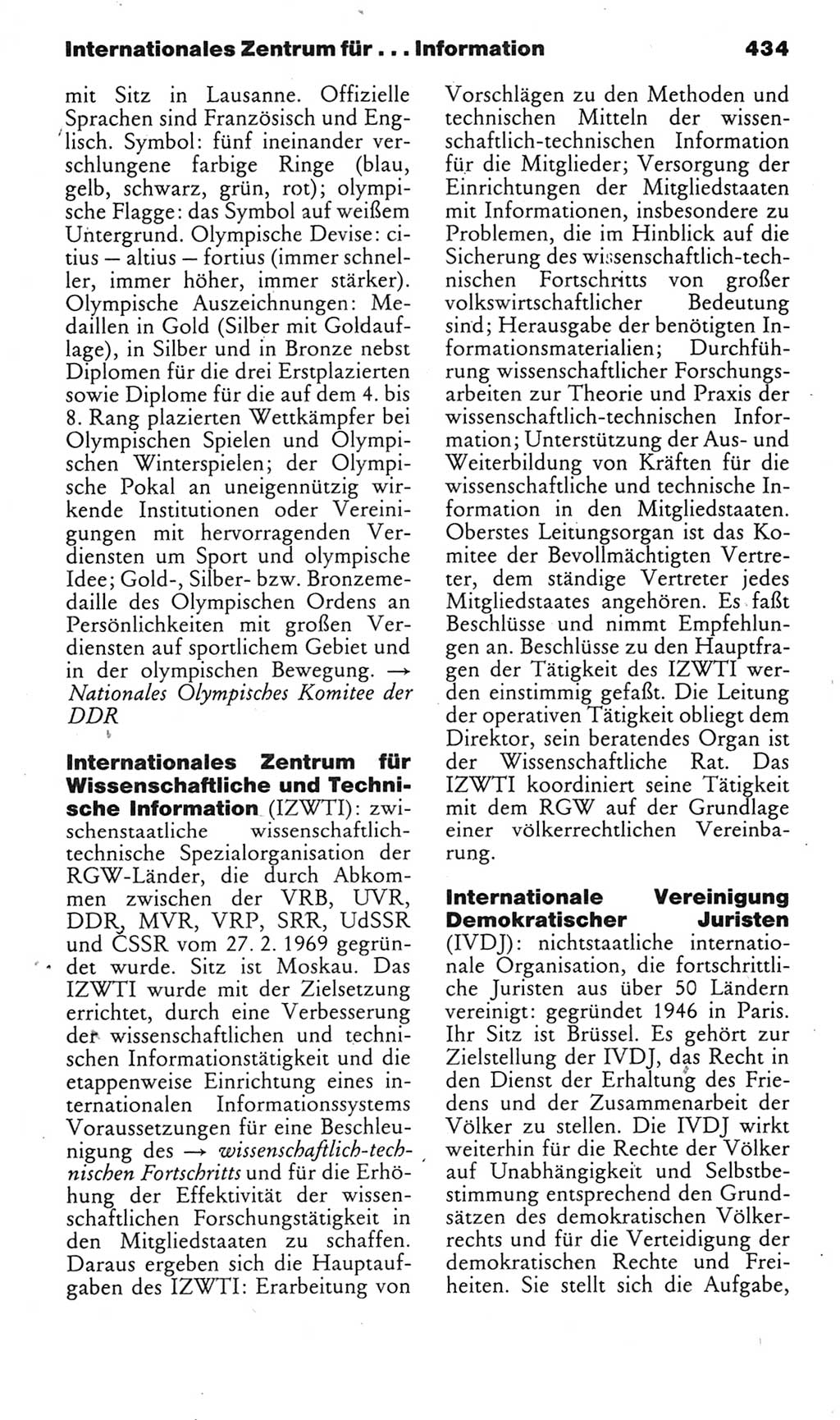 Kleines politisches Wörterbuch [Deutsche Demokratische Republik (DDR)] 1985, Seite 434 (Kl. pol. Wb. DDR 1985, S. 434)