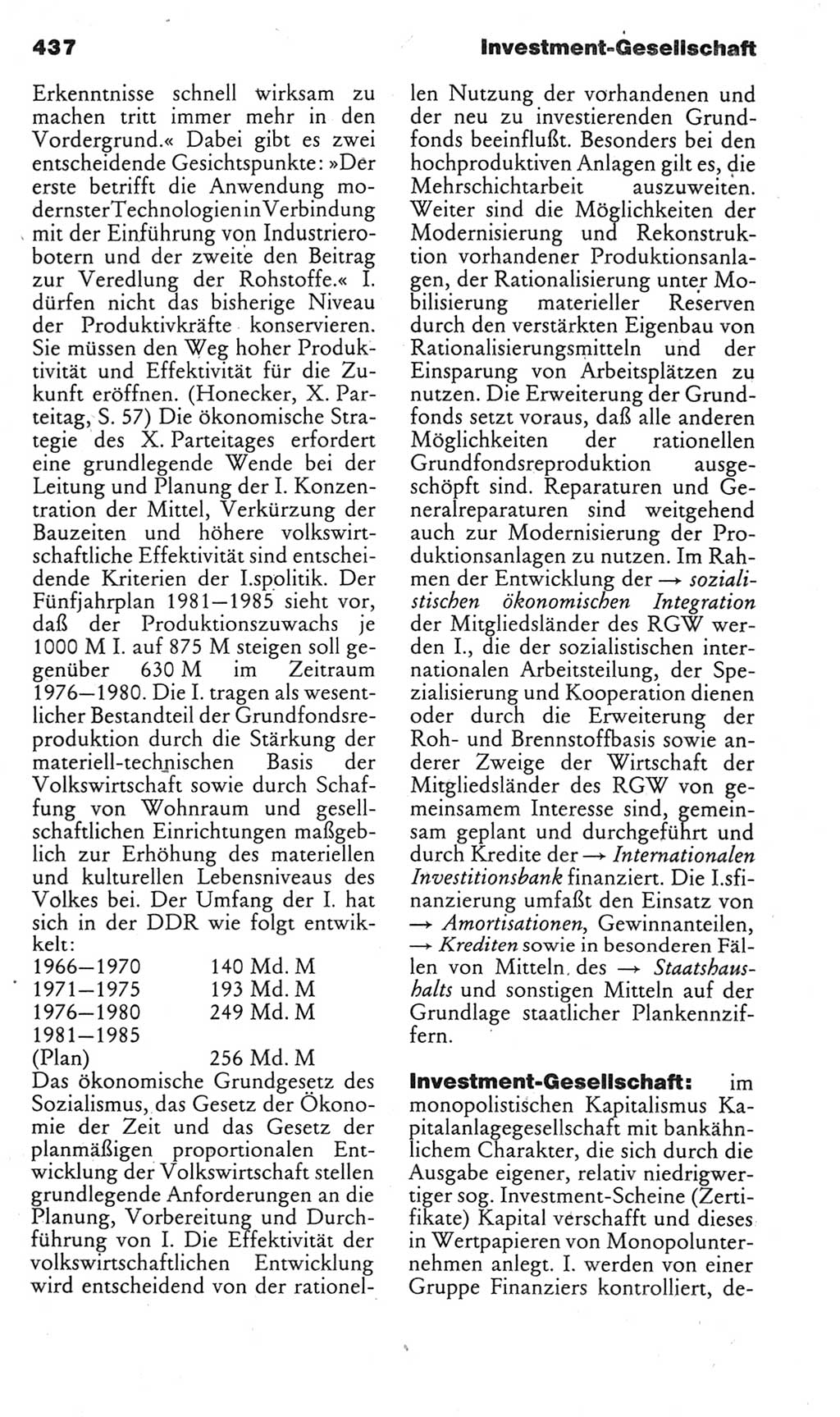 Kleines politisches Wörterbuch [Deutsche Demokratische Republik (DDR)] 1985, Seite 437 (Kl. pol. Wb. DDR 1985, S. 437)