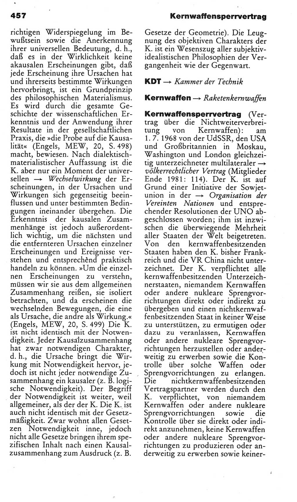 Kleines politisches Wörterbuch [Deutsche Demokratische Republik (DDR)] 1985, Seite 457 (Kl. pol. Wb. DDR 1985, S. 457)