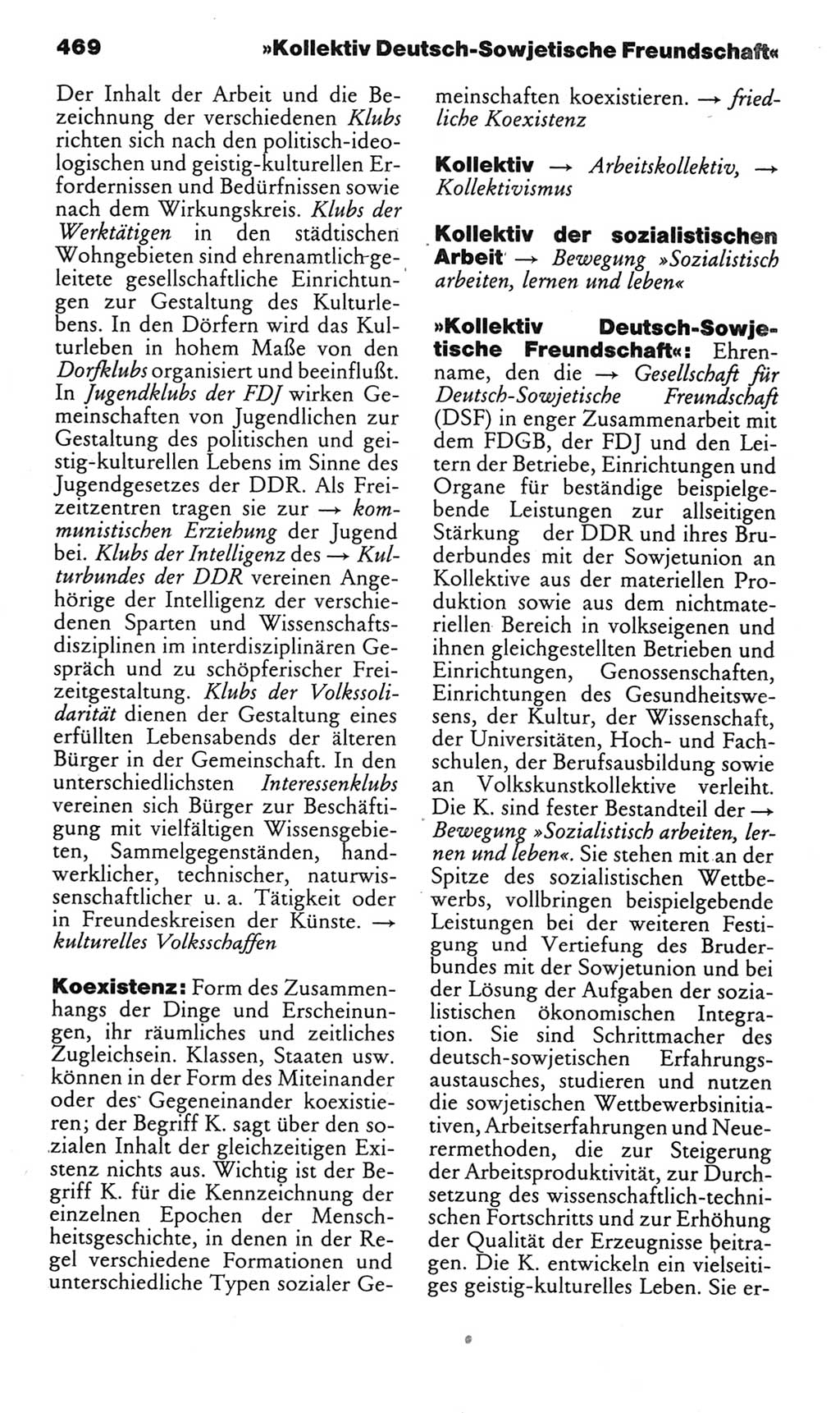 Kleines politisches Wörterbuch [Deutsche Demokratische Republik (DDR)] 1985, Seite 469 (Kl. pol. Wb. DDR 1985, S. 469)