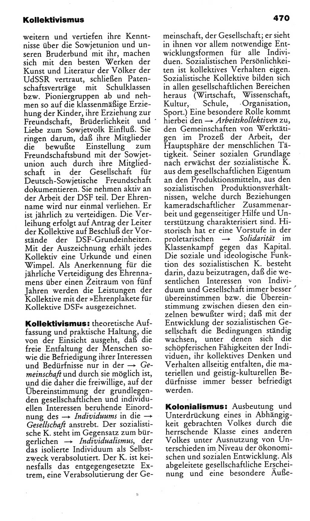 Kleines politisches Wörterbuch [Deutsche Demokratische Republik (DDR)] 1985, Seite 470 (Kl. pol. Wb. DDR 1985, S. 470)